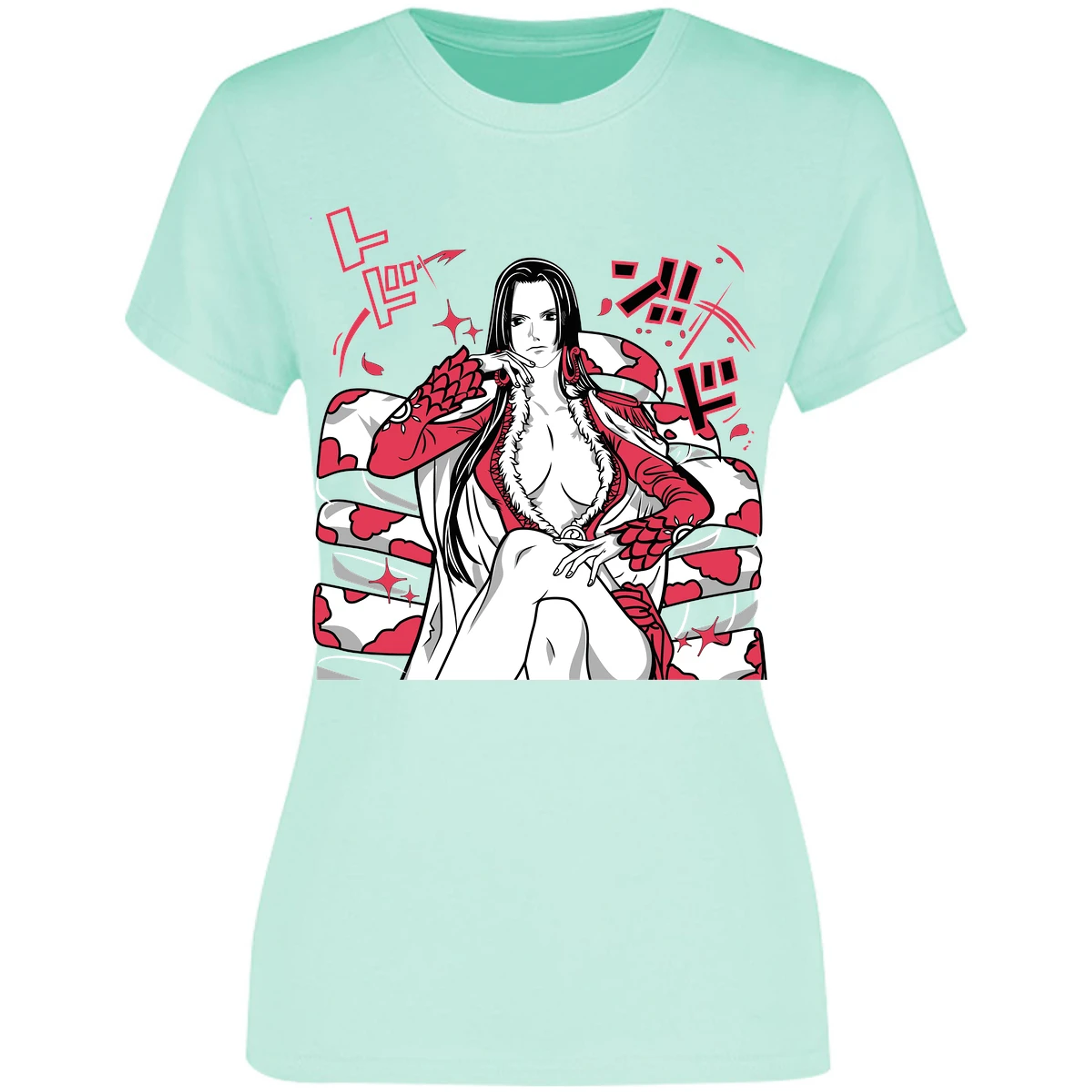 Blusa One Piece Boa Hancock Blusa para Mujer 39