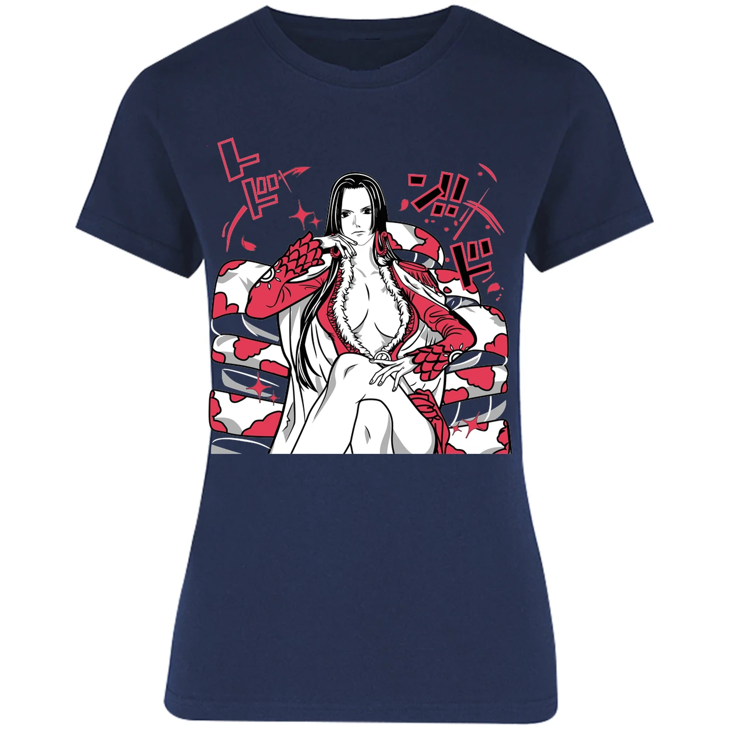 Blusa One Piece Boa Hancock Blusa para Mujer 42