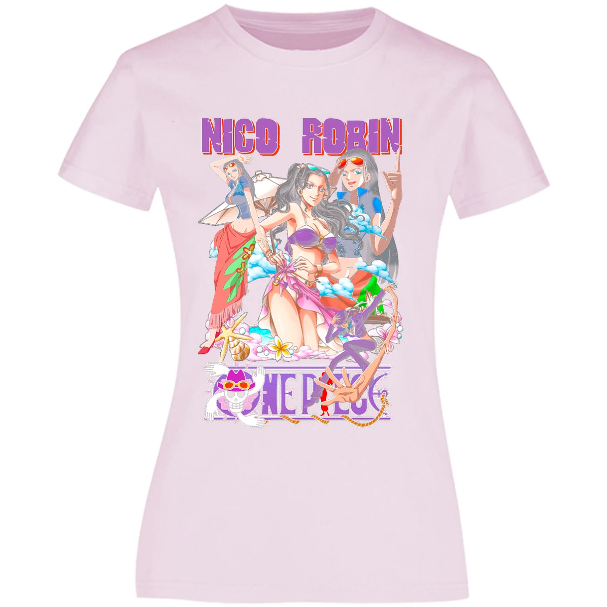 Blusa One Piece Nicox1 Blusa para Mujer 13