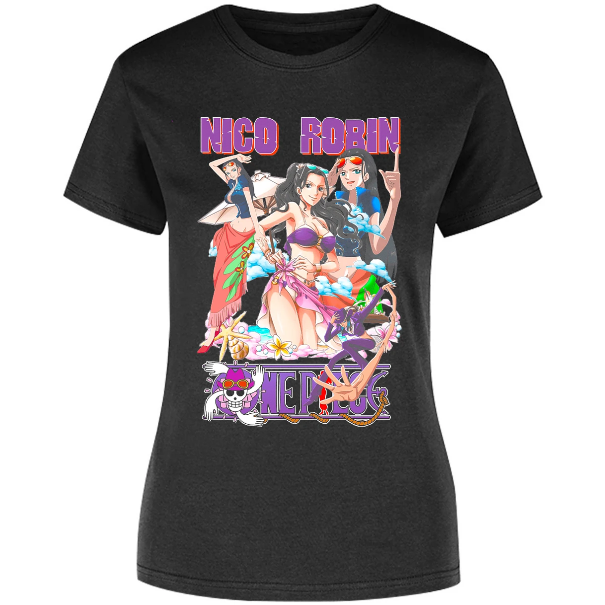 Blusa One Piece Nicox1 Blusa para Mujer 15