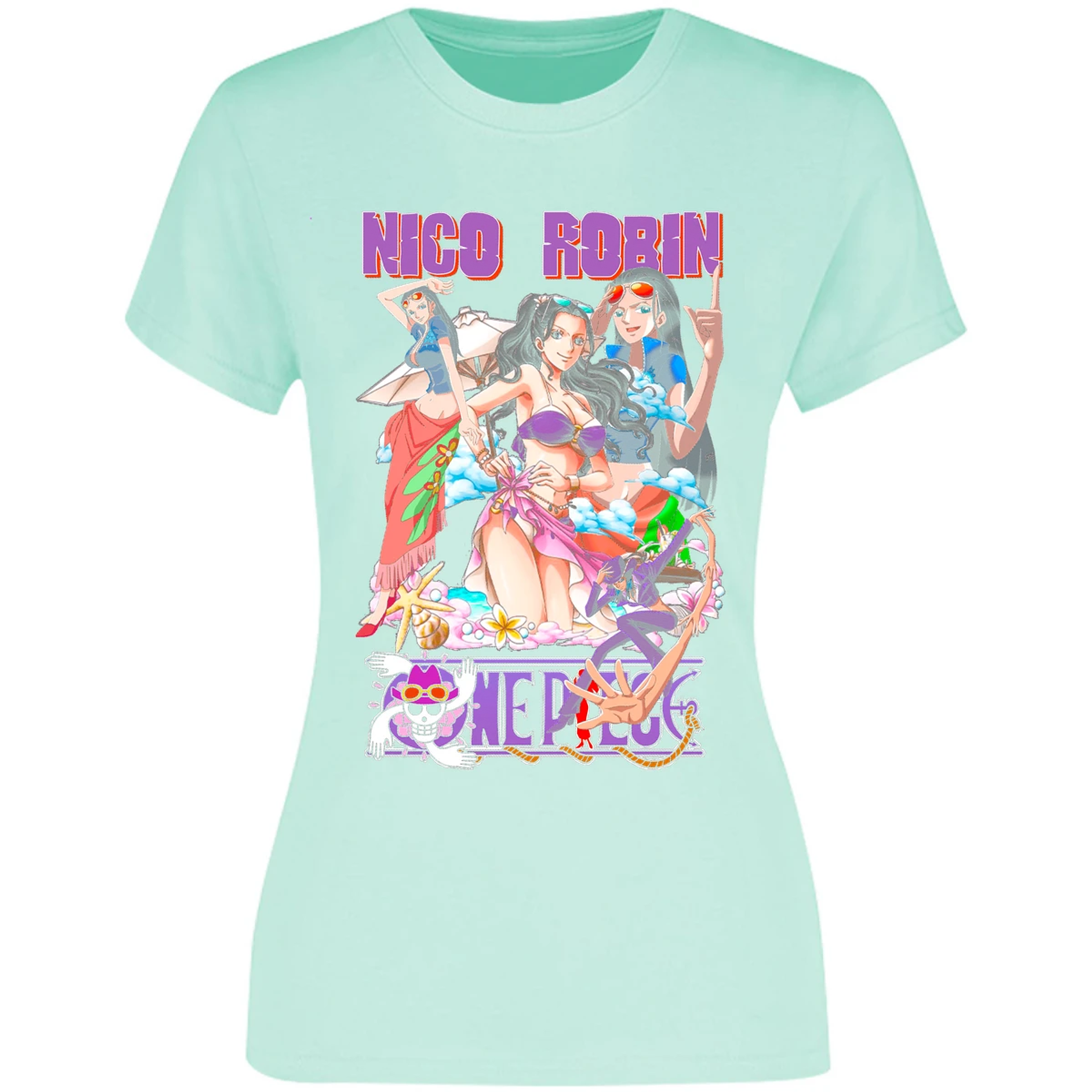 Blusa One Piece Nicox1 Blusa para Mujer 17