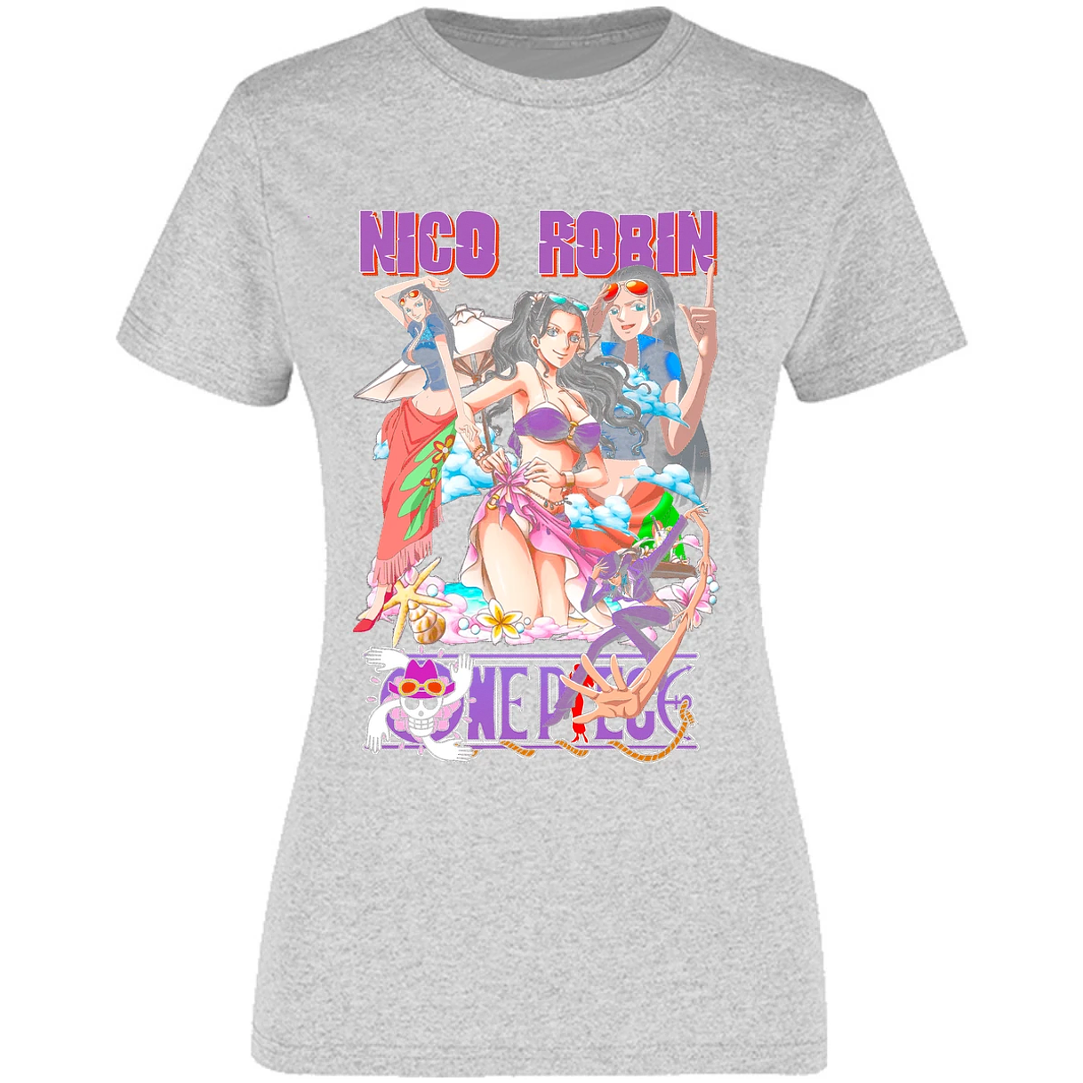 Blusa One Piece Nicox1 Blusa para Mujer 18