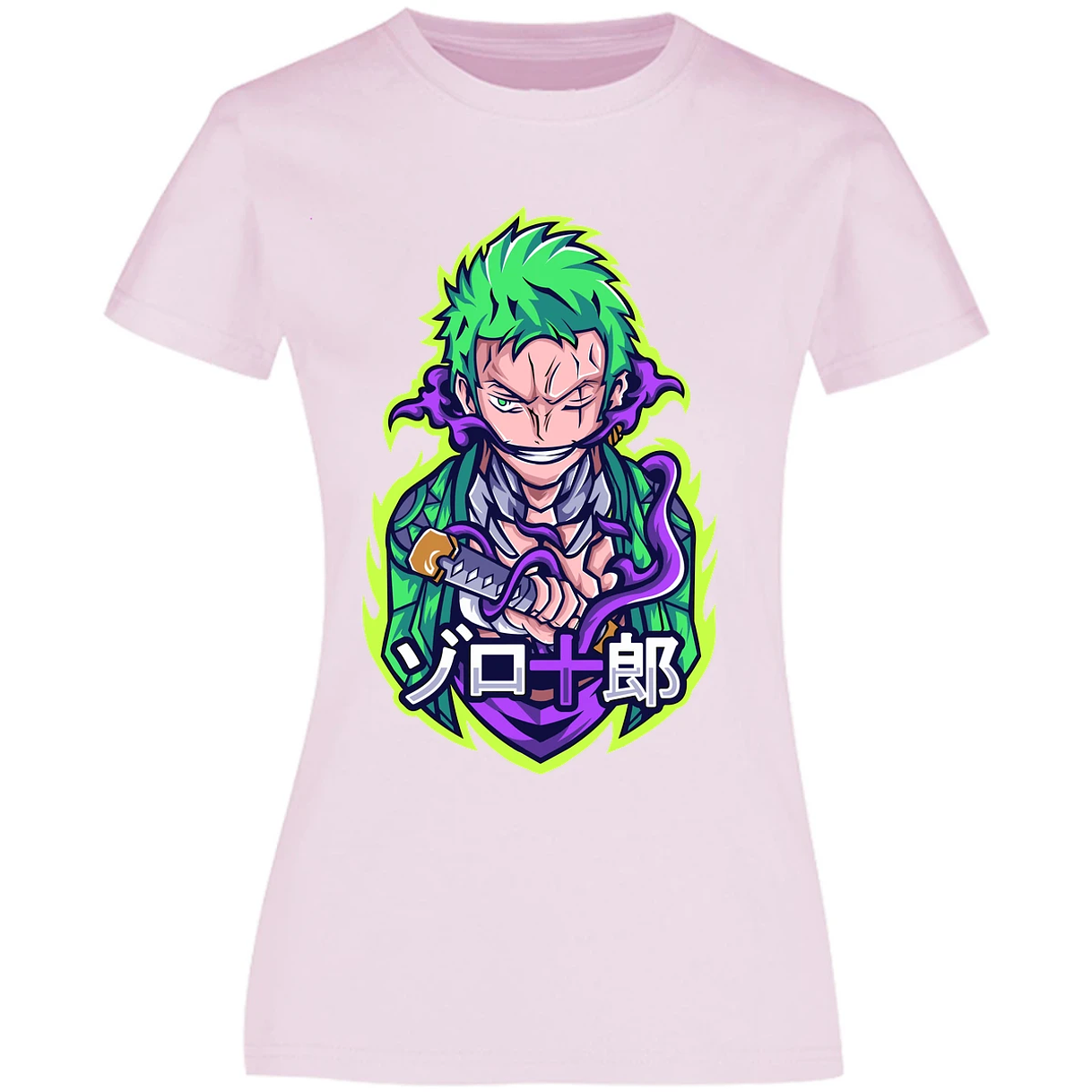 Blusa One Piece Anime Zoro Roronoa Blusa para Mujer 6