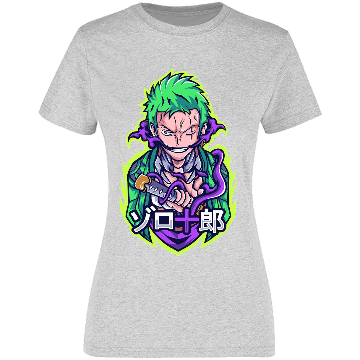 Blusa One Piece Anime Zoro Roronoa Blusa para Mujer 7