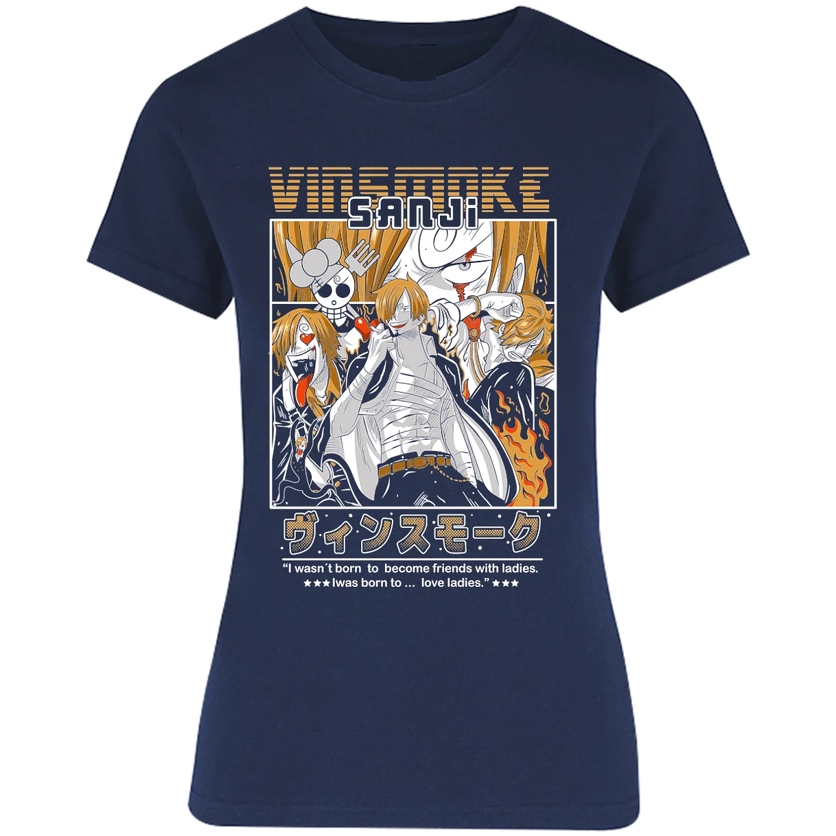 Blusa One Piece Sanji Blusa para Mujer 2