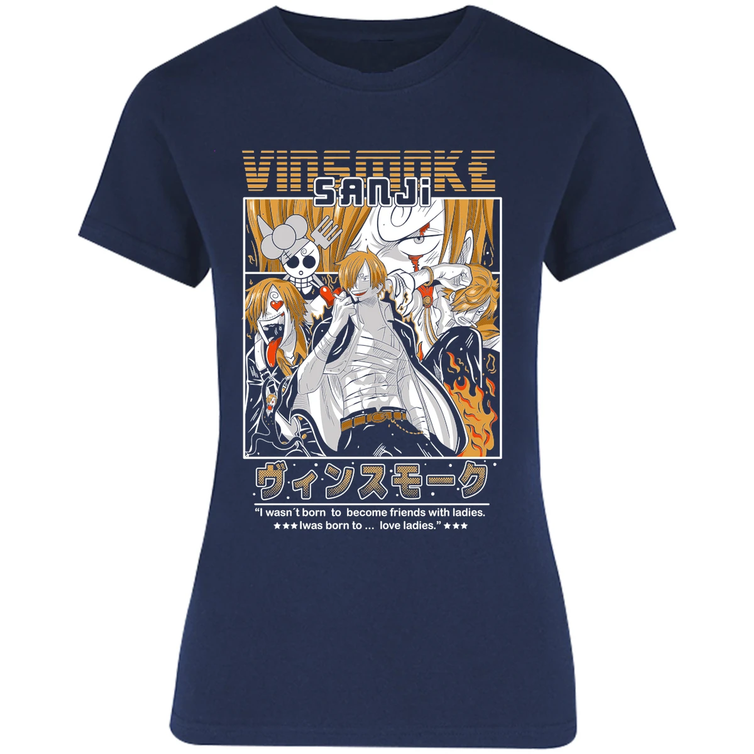 Blusa One Piece Sanji Blusa para Mujer 2