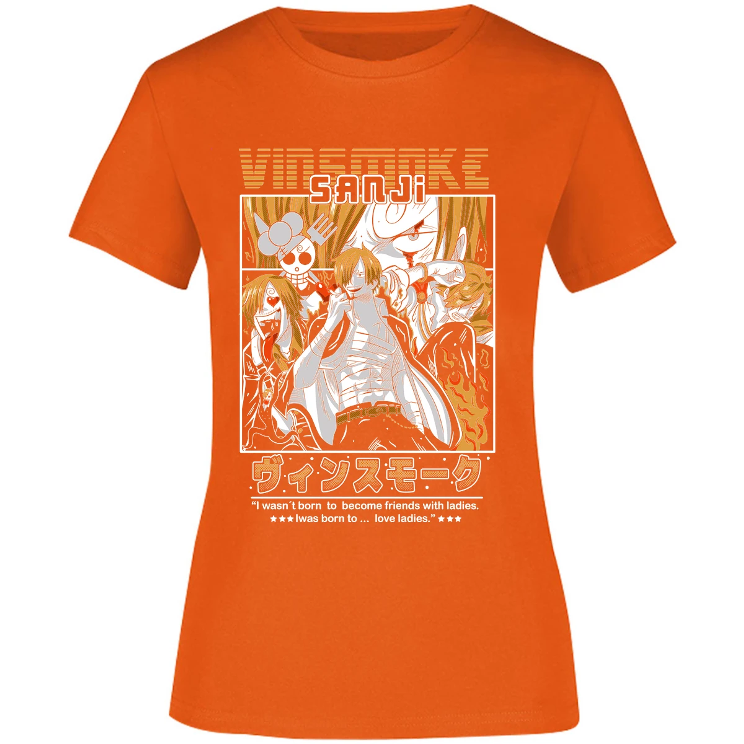 Blusa One Piece Sanji Blusa para Mujer 5