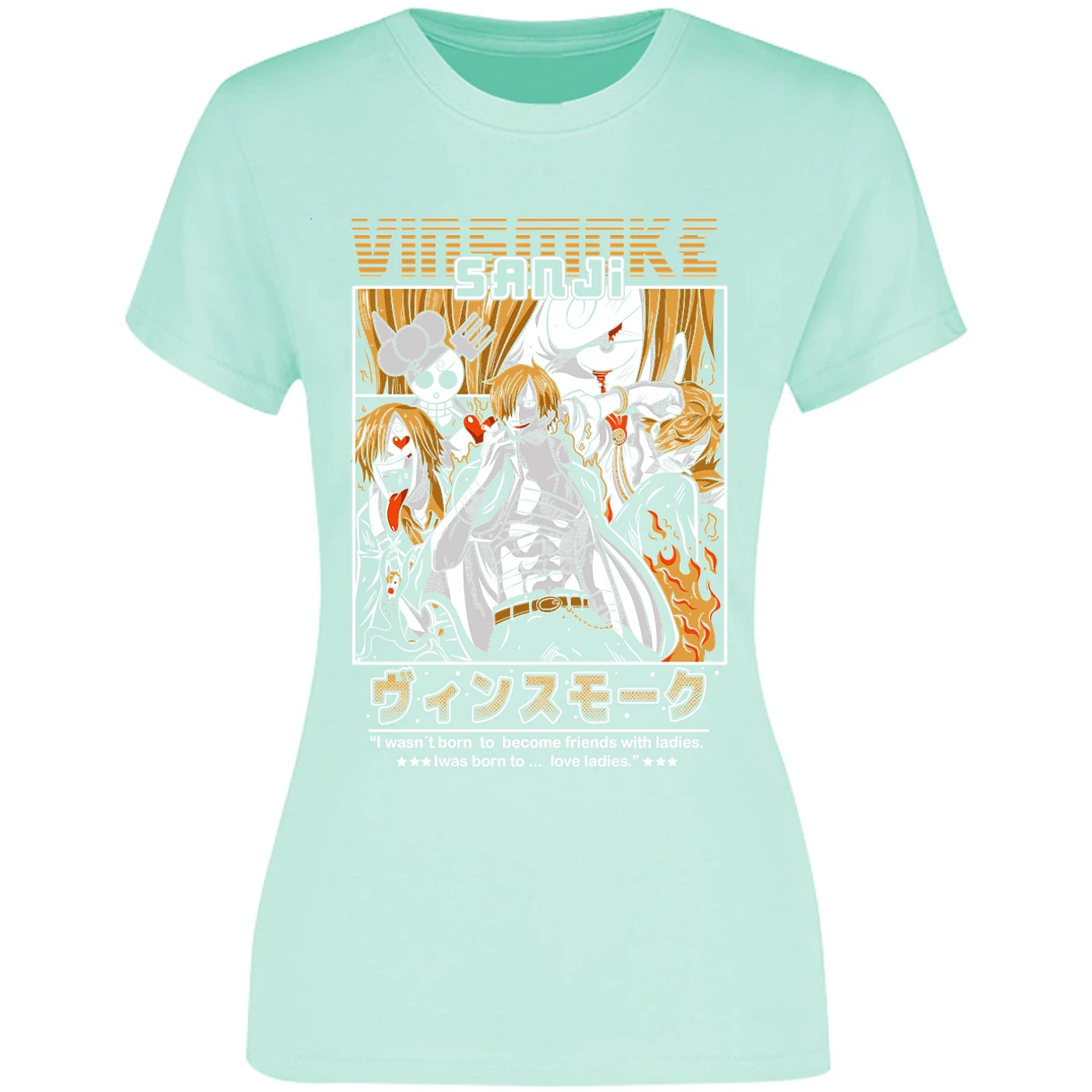 Blusa One Piece Sanji Blusa para Mujer 8