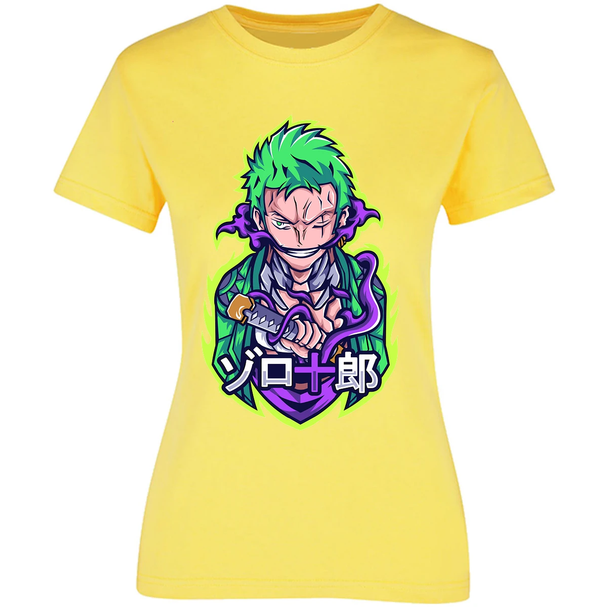 Blusa One Piece Anime Zoro Roronoa Blusa para Mujer 15