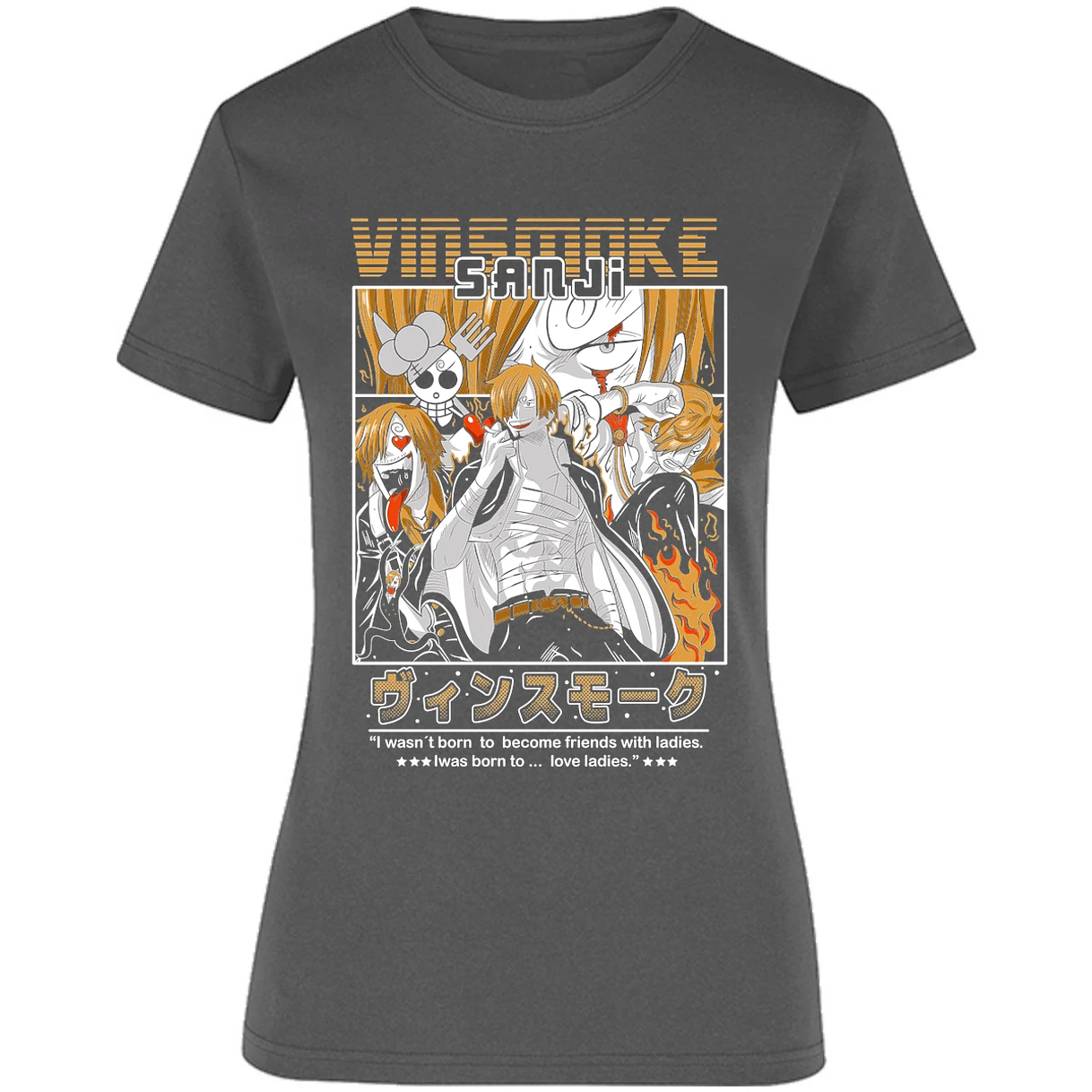 Blusa One Piece Sanji Blusa para Mujer 11