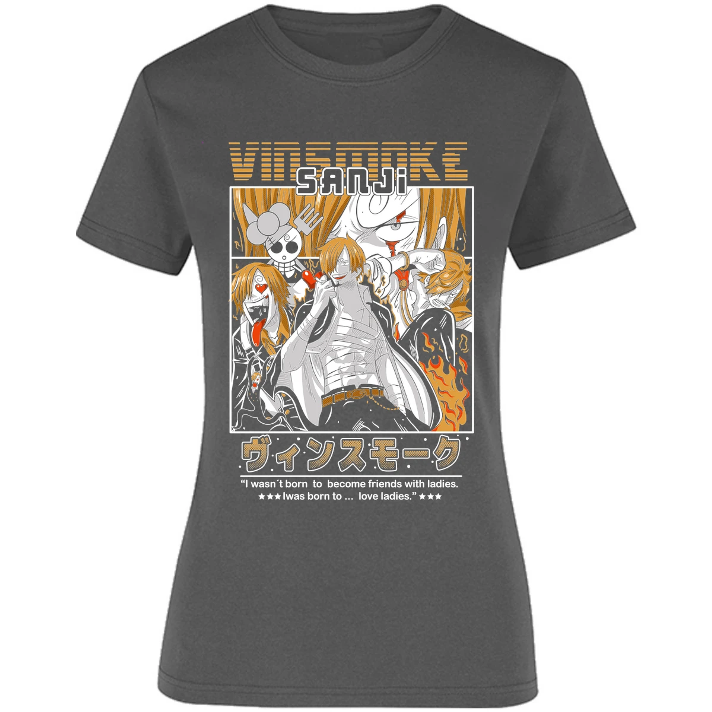 Blusa One Piece Sanji Blusa para Mujer 11