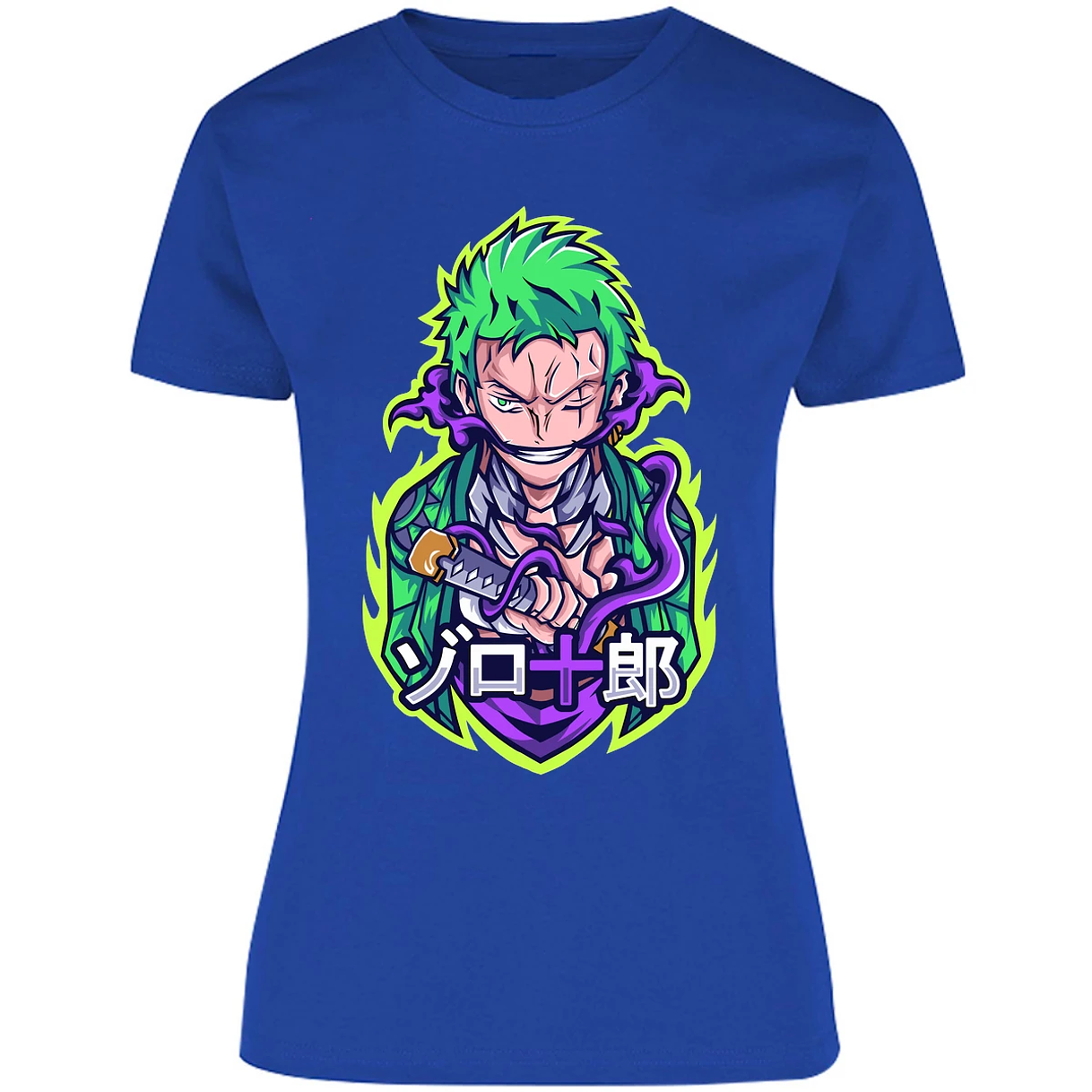 Blusa One Piece Anime Zoro Roronoa Blusa para Mujer 16