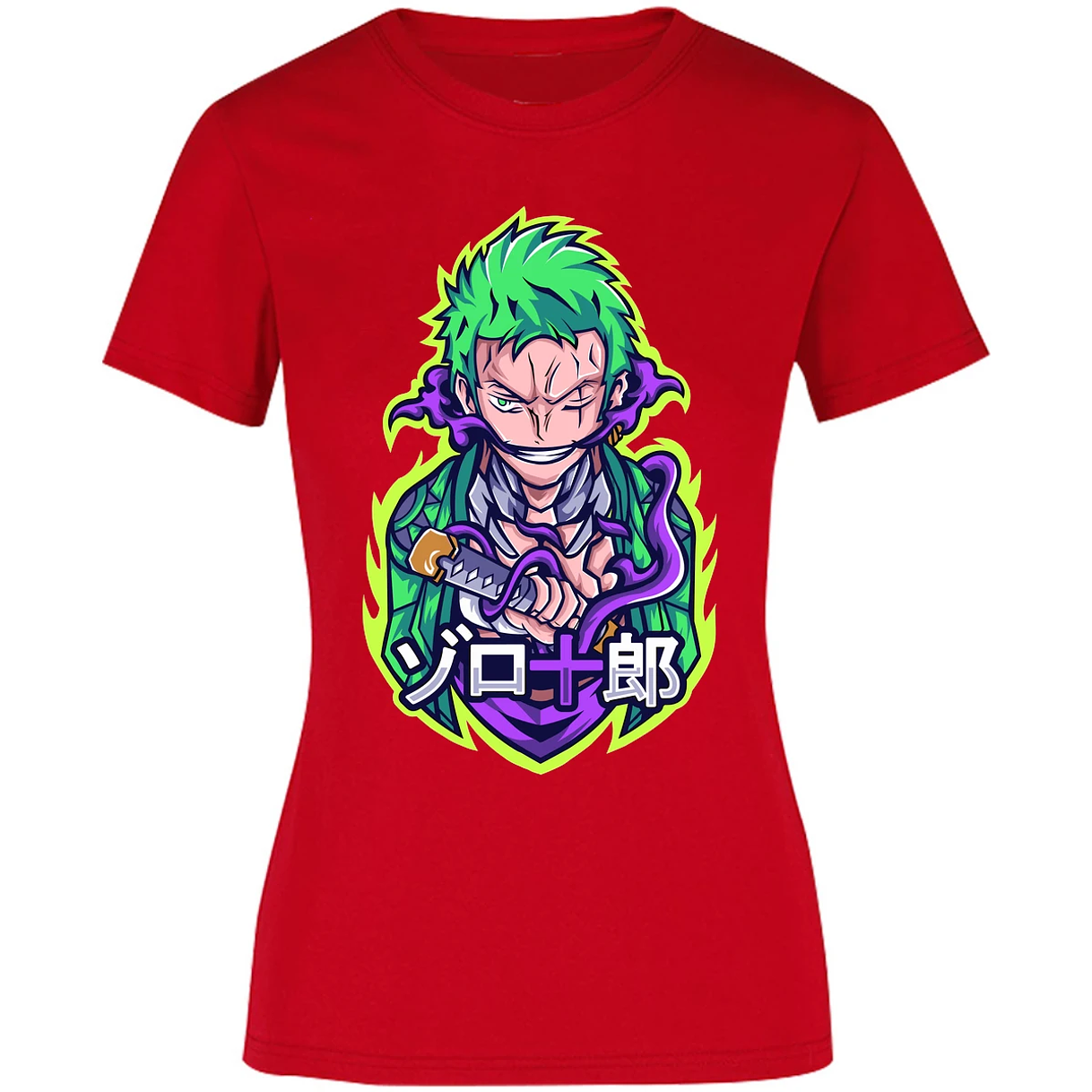 Blusa One Piece Anime Zoro Roronoa Blusa para Mujer 18