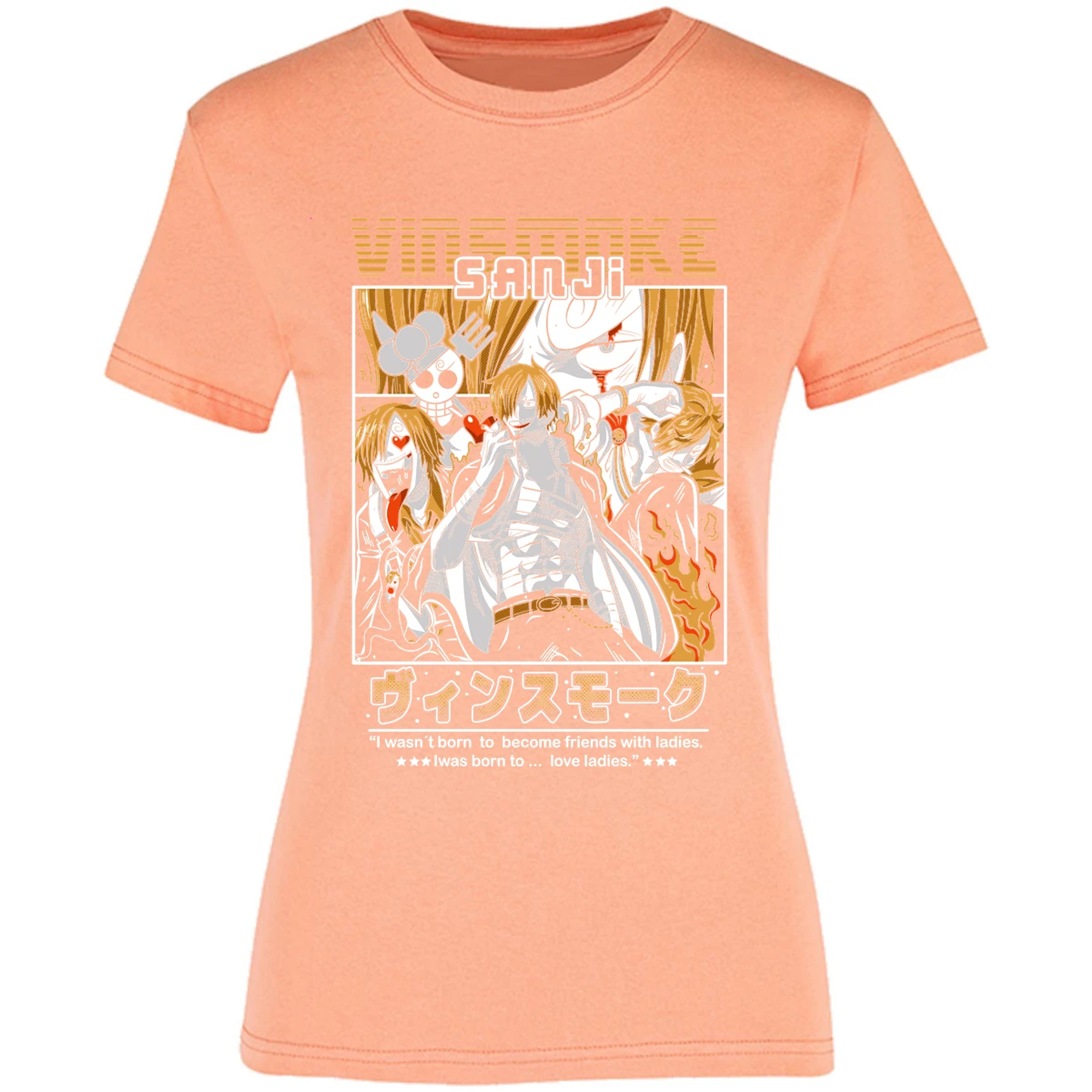 Blusa One Piece Sanji Blusa para Mujer 22