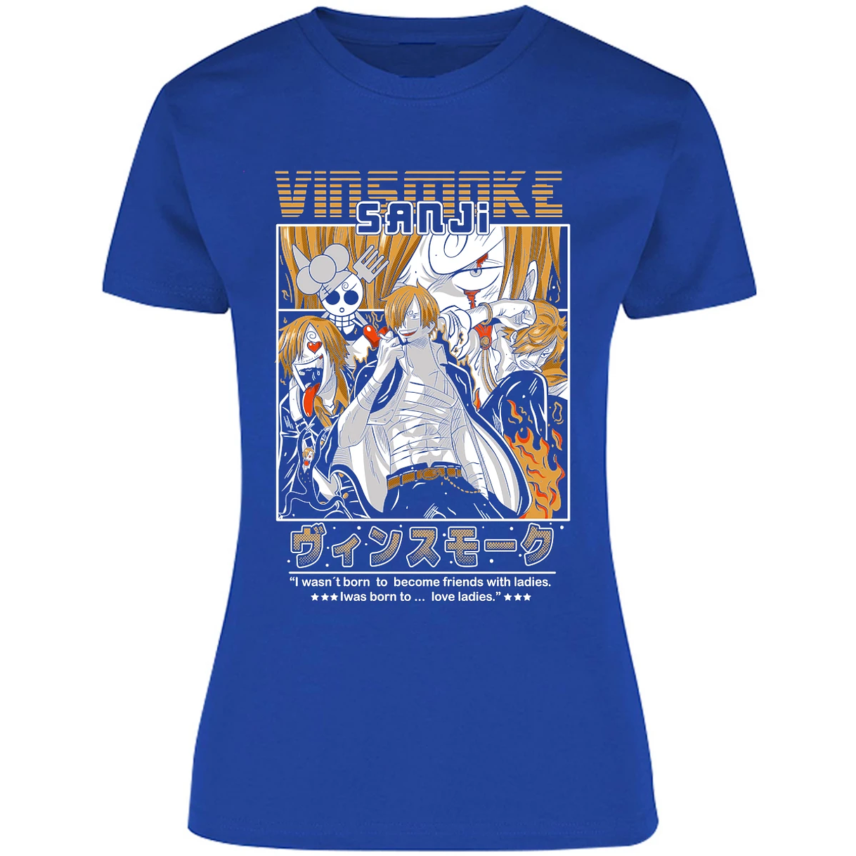 Blusa One Piece Sanji Blusa para Mujer 26