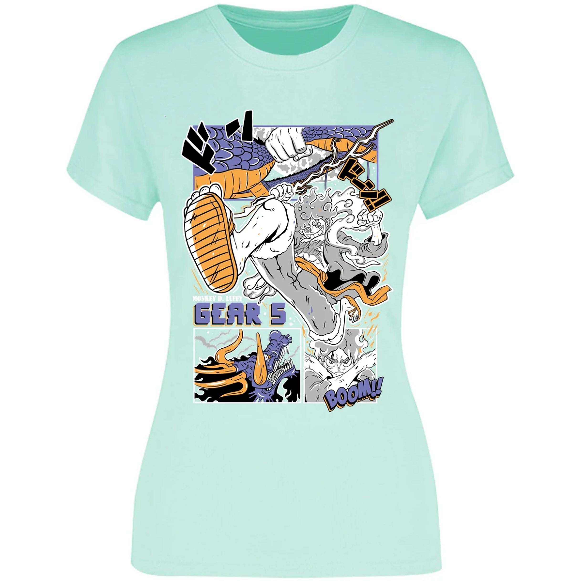 Blusa One Piece Luffy Gear 5 Blusa para Mujer 46