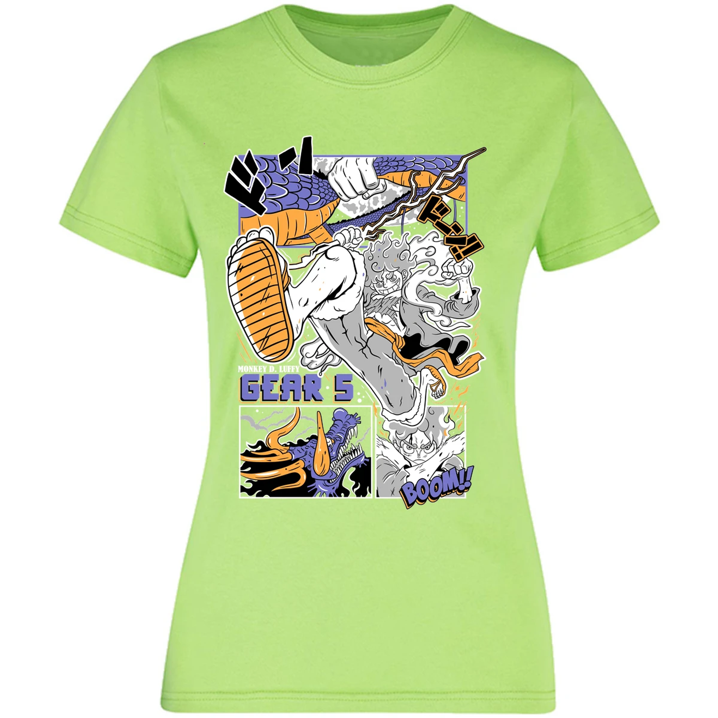 Blusa One Piece Luffy Gear5 Blusa para Mujer 19