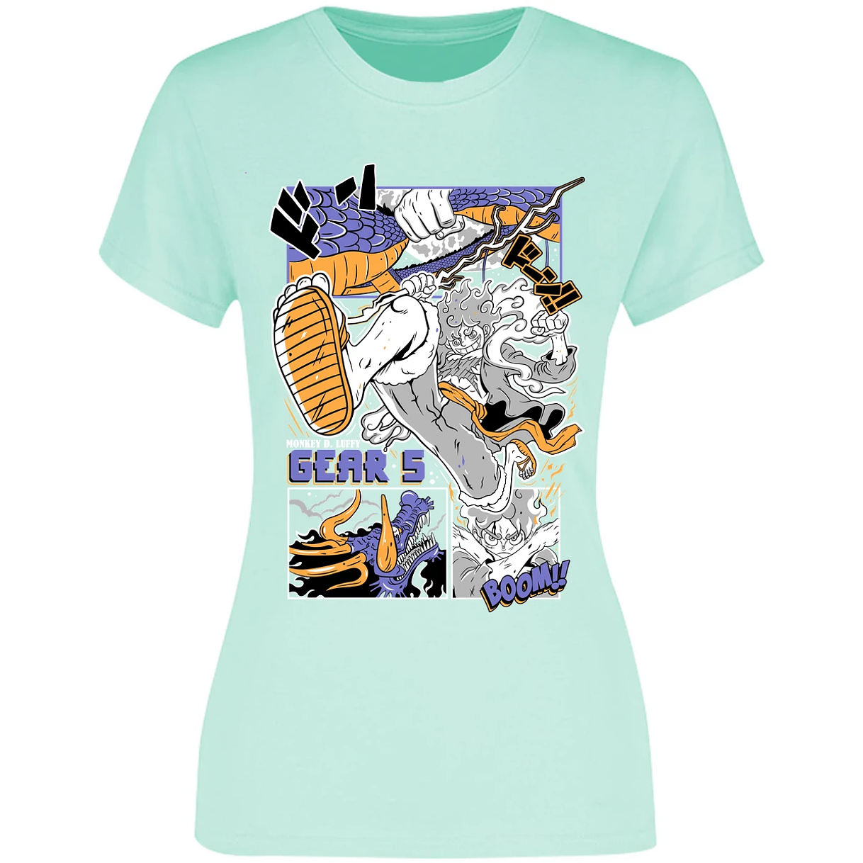 Blusa One Piece Luffy Gear5 Blusa para Mujer 30