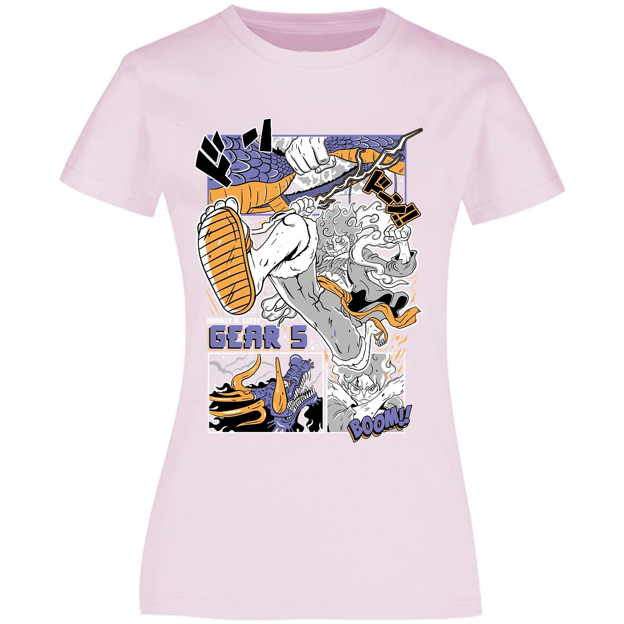 Blusa One Piece Luffy Gear 5 Blusa para Mujer 47