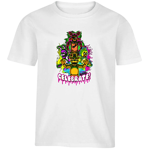 Playera Five Nights At Freddys Five Nights Freddys Fnat 002 para Niño