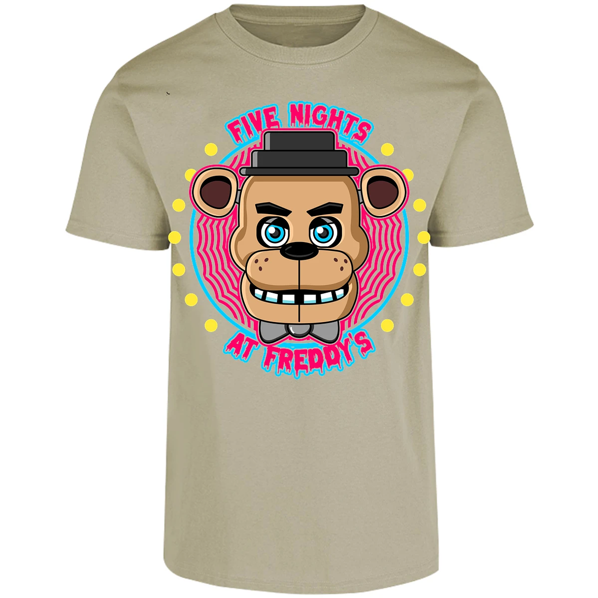 Playera Five Nights At Freddys Five Nights At Freddys Fnat 001 para Adulto 10