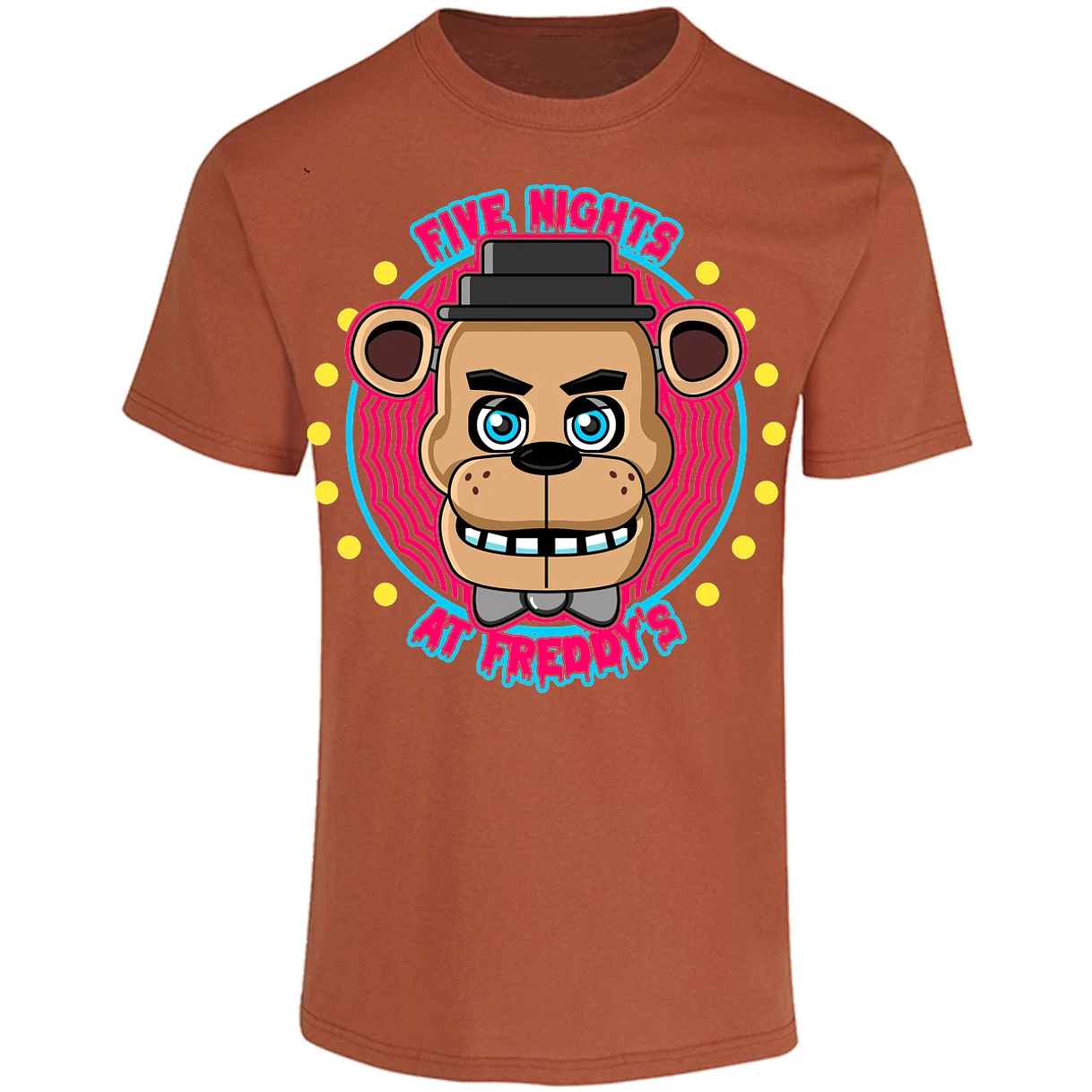Playera Five Nights At Freddys Five Nights At Freddys Fnat 001 para Adulto 24