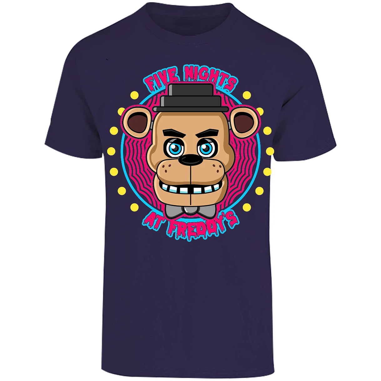 Playera Five Nights At Freddys Five Nights At Freddys Fnat 001 para Adulto 26