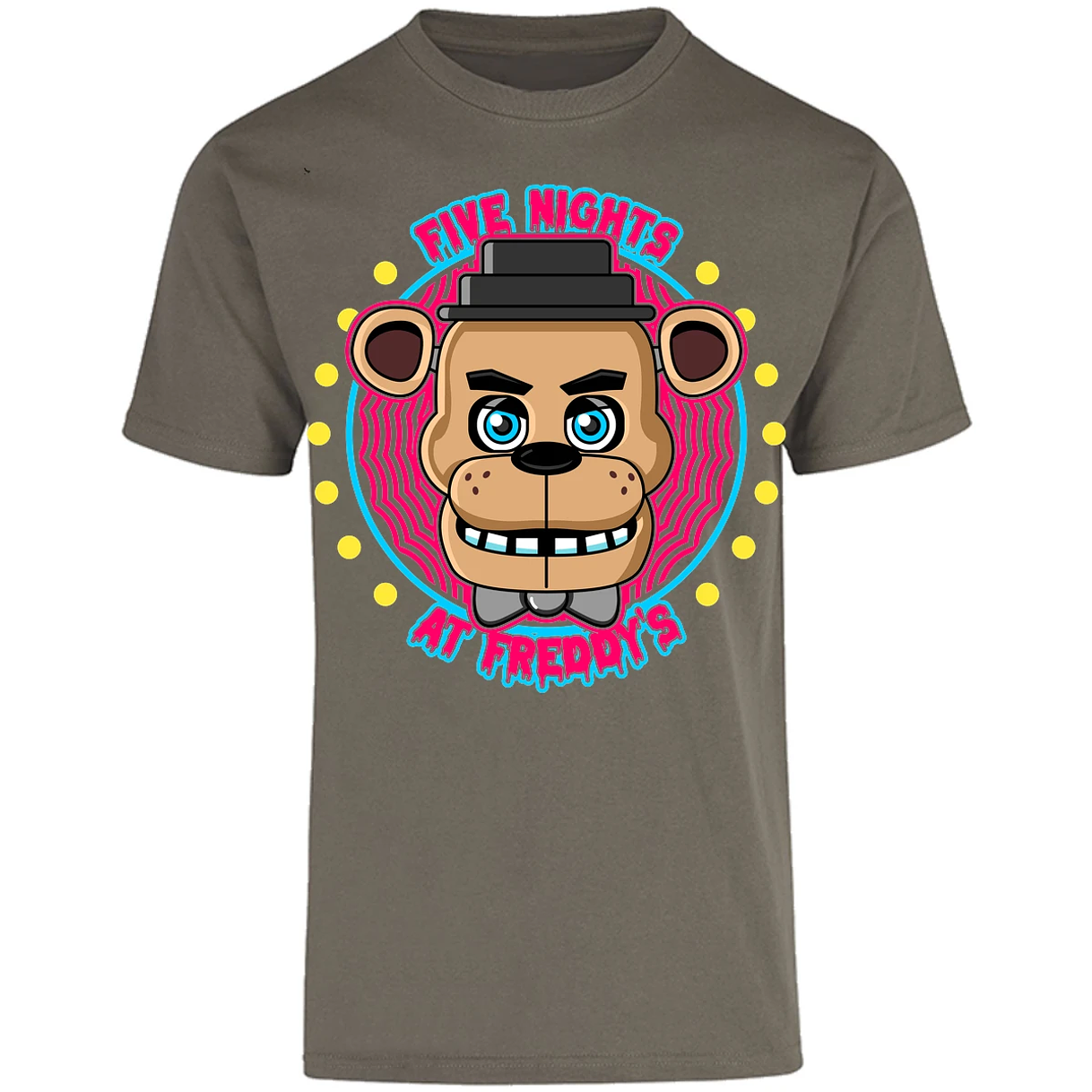Playera Five Nights At Freddys Five Nights At Freddys Fnat 001 para Adulto 21