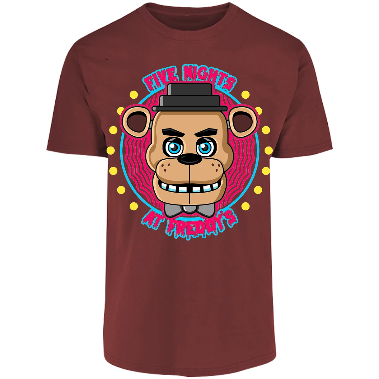 Playera Five Nights At Freddys Five Nights At Freddys Fnat 001 para Adulto 4