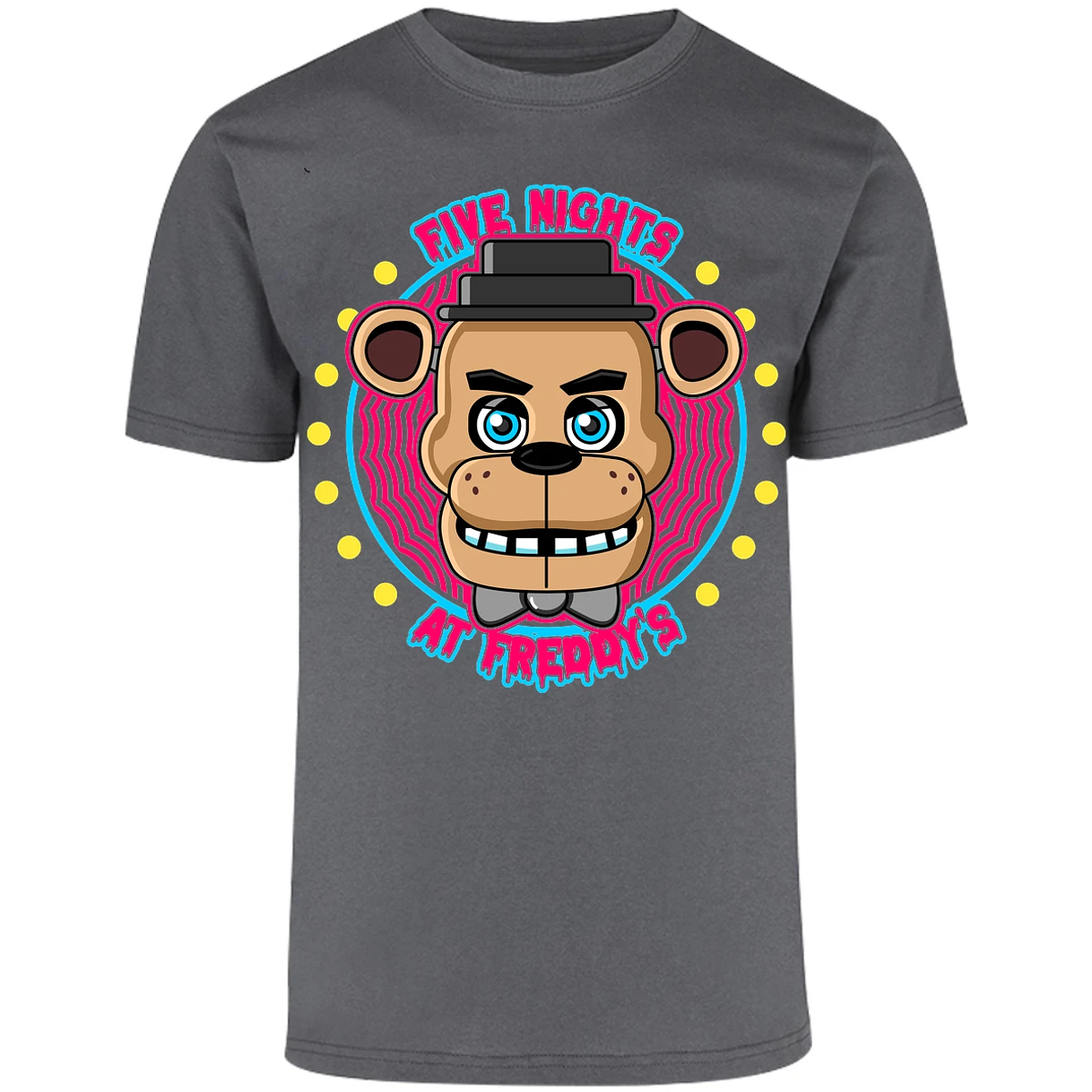 Playera Five Nights At Freddys Five Nights At Freddys Fnat 001 para Adulto 7