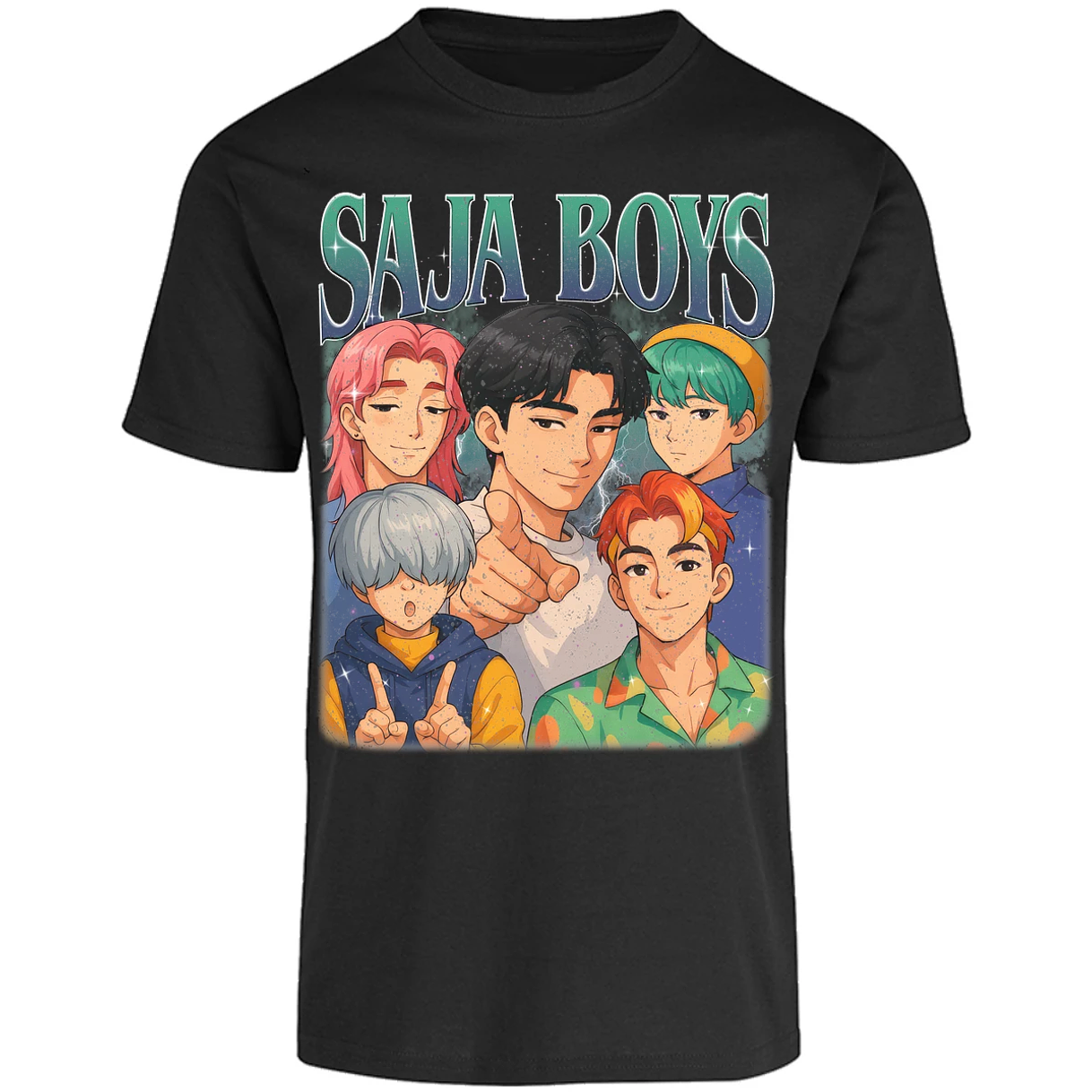 Playera Demon Hunters Saja Boys 014 para Adulto 5