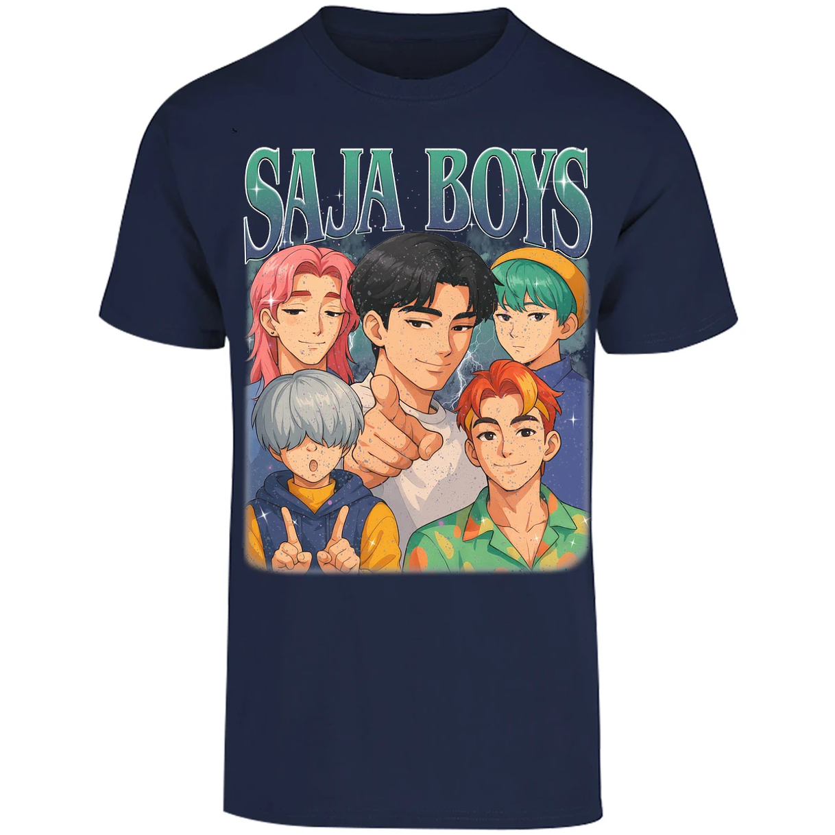 Playera Demon Hunters Saja Boys 014 para Adulto 3