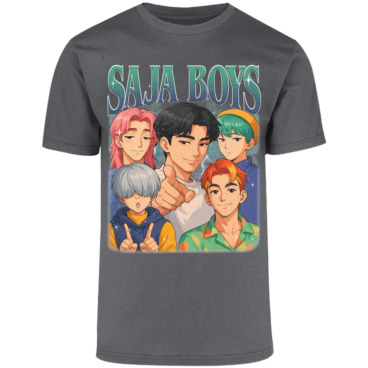 Playera Demon Hunters Saja Boys 014 para Adulto 4