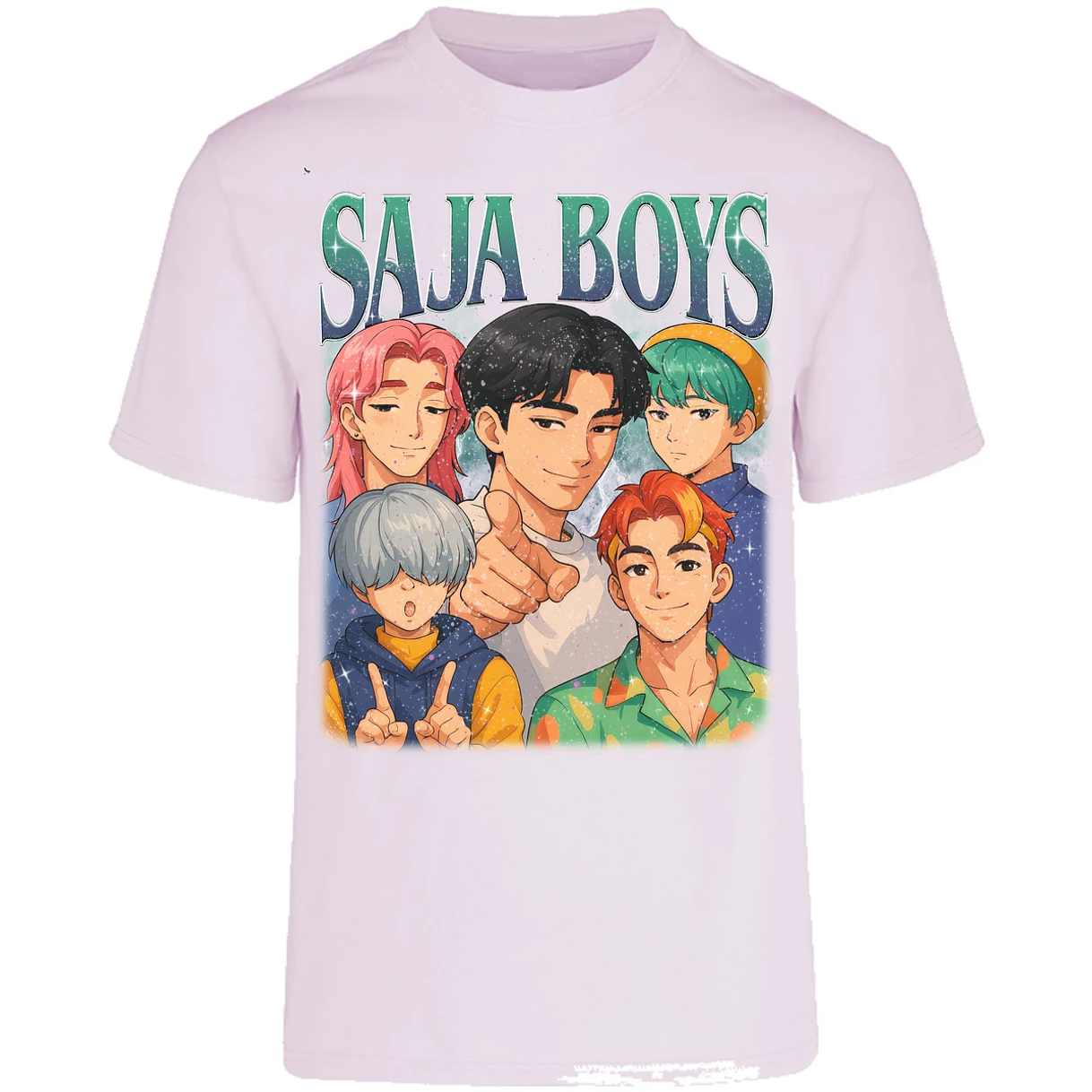 Playera Demon Hunters Saja Boys 014 para Adulto 7