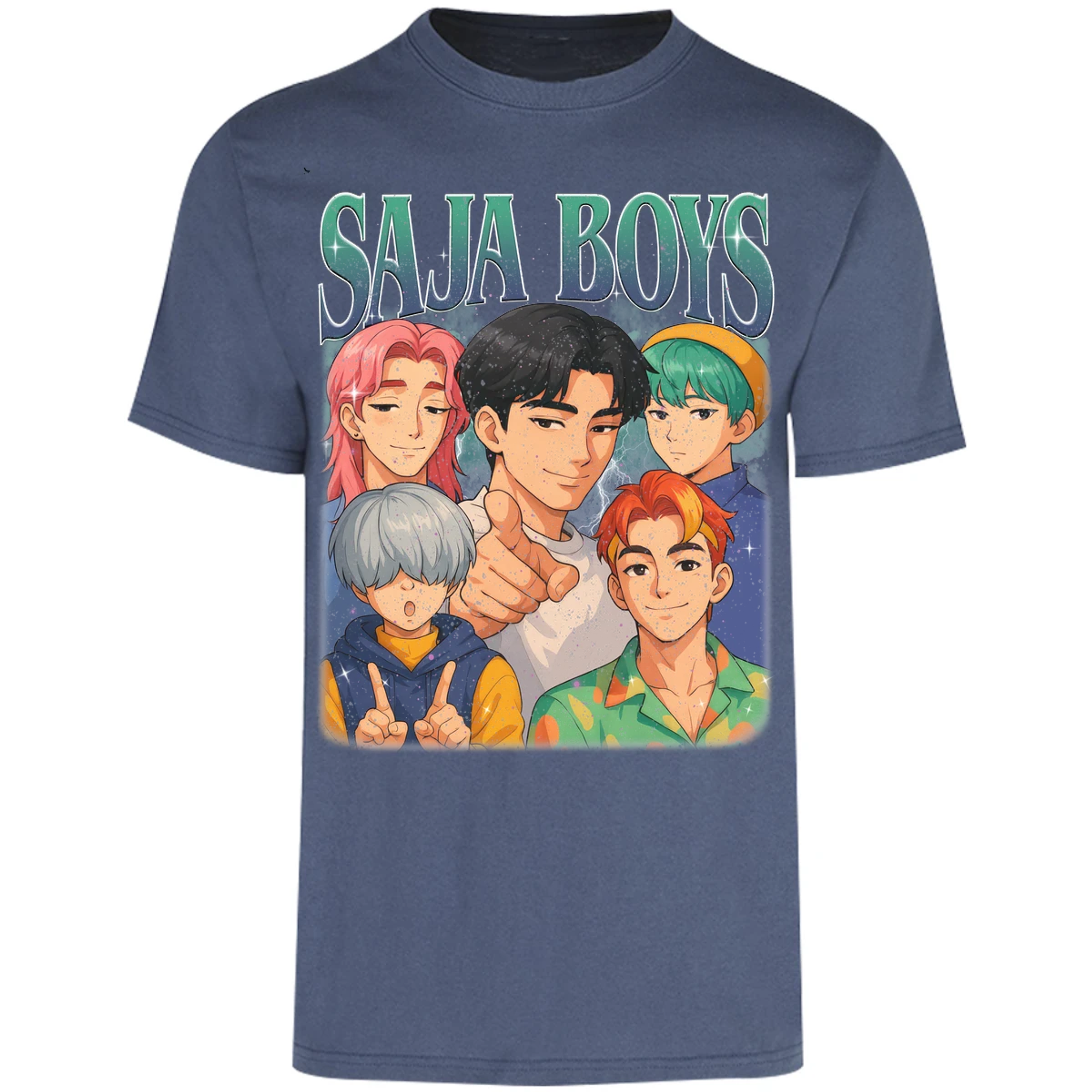 Playera Demon Hunters Saja Boys 014 para Adulto 8