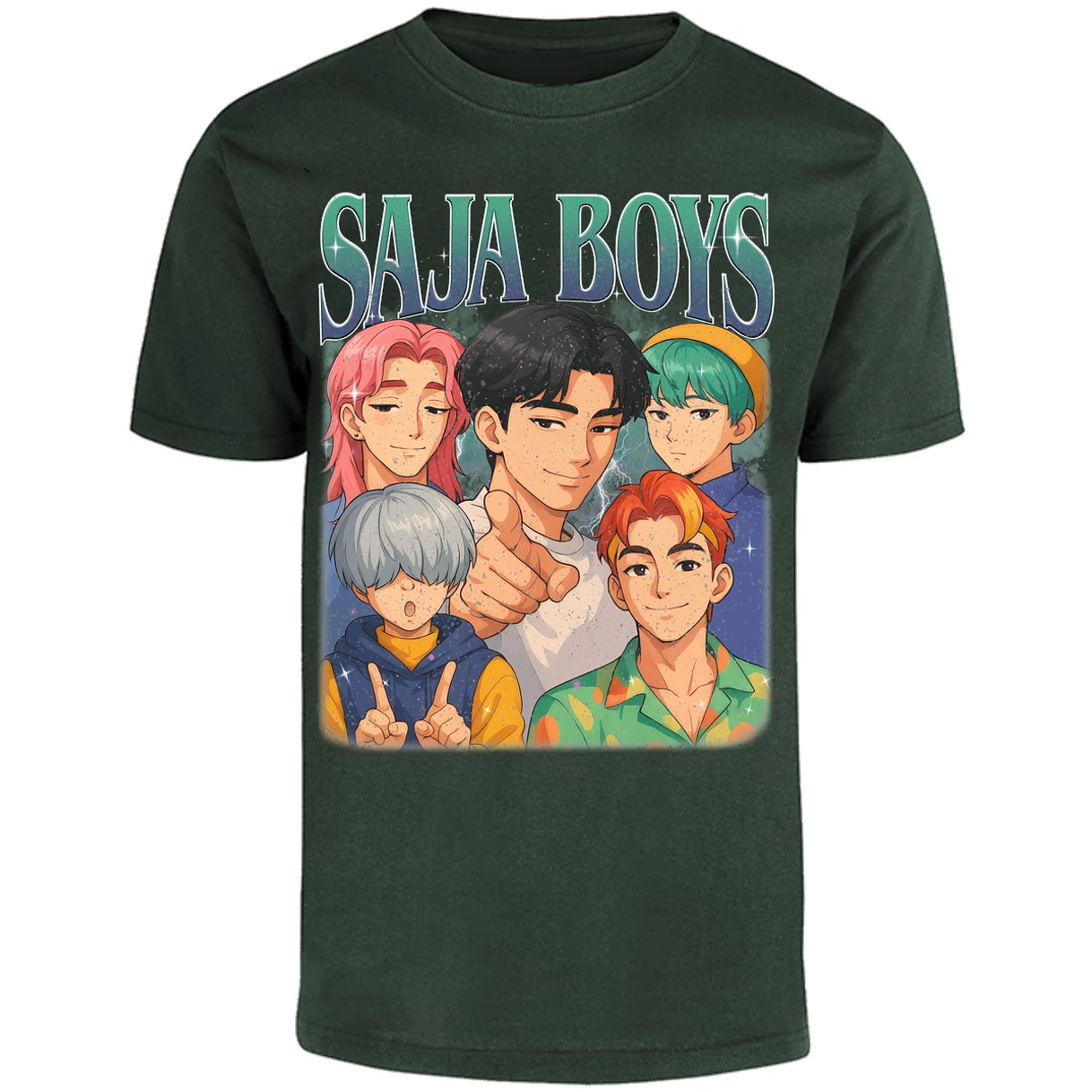 Playera Demon Hunters Saja Boys 014 para Adulto 17