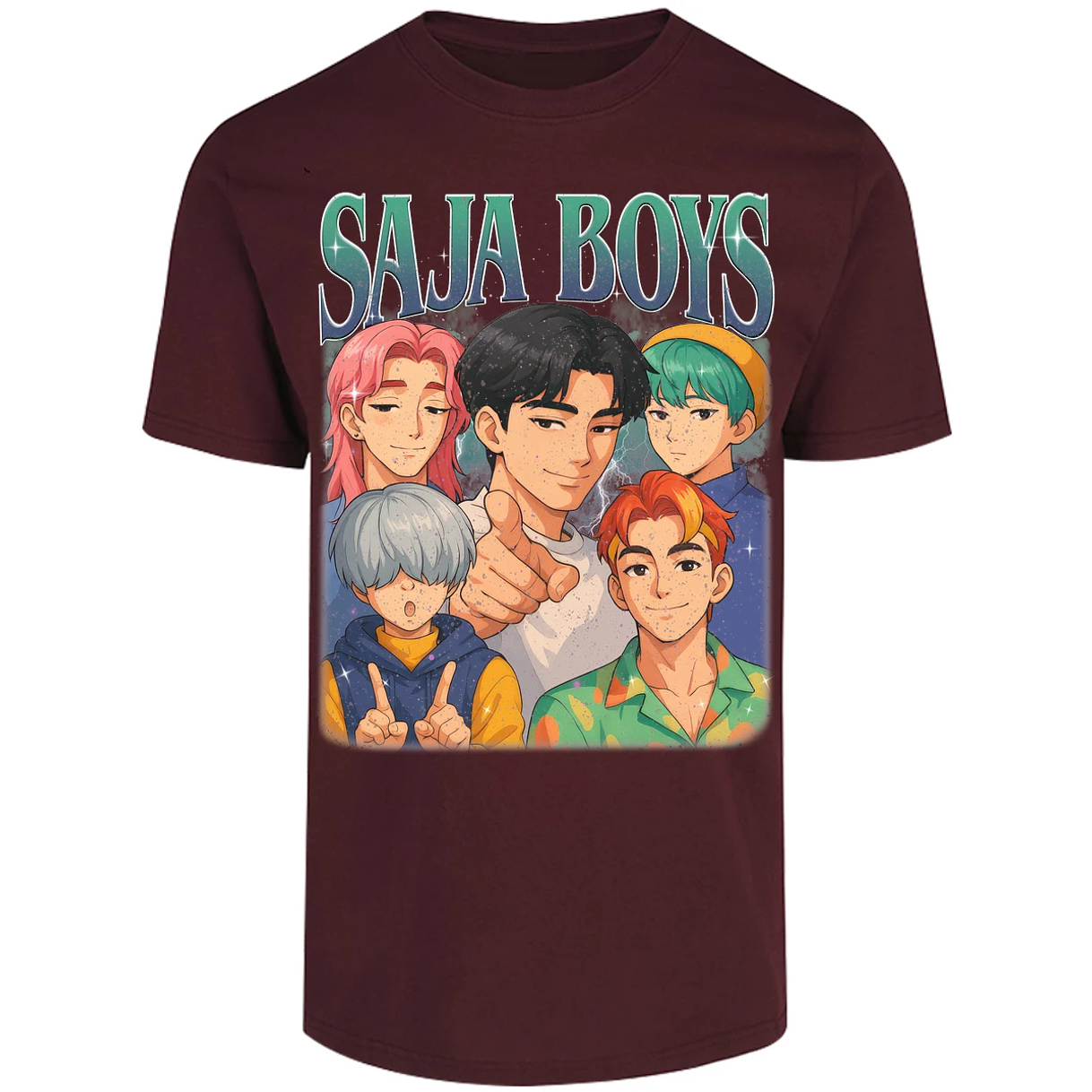 Playera Demon Hunters Saja Boys 014 para Adulto 19