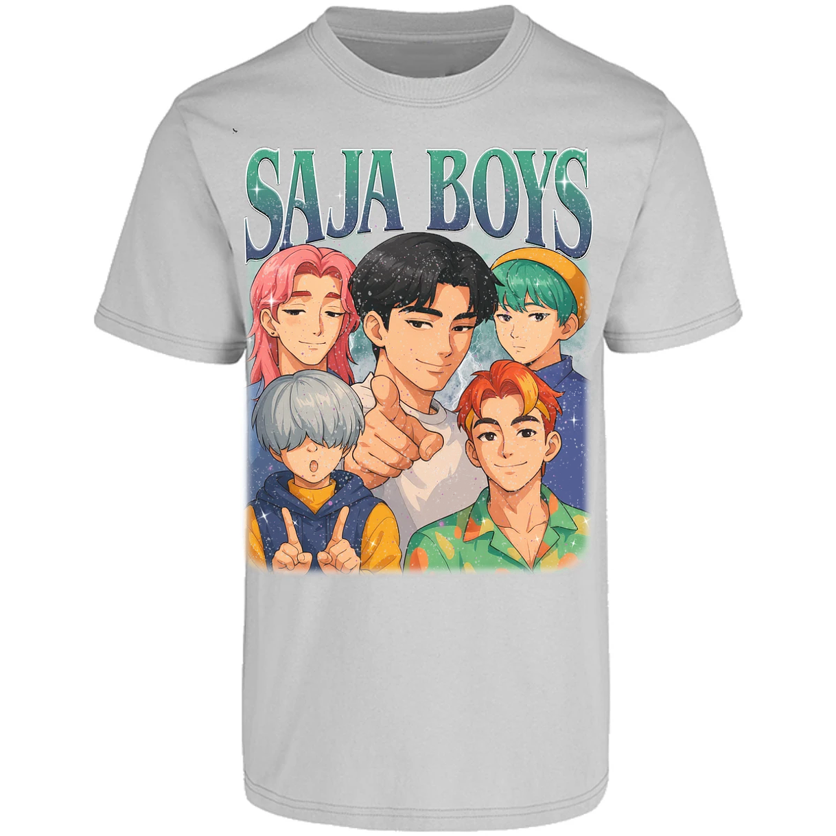 Playera Demon Hunters Saja Boys 014 para Adulto 21