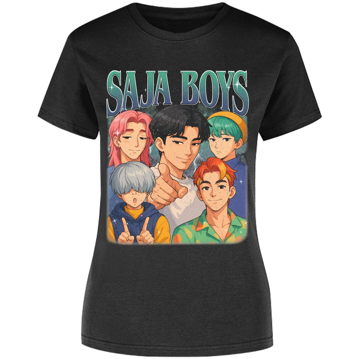 Blusa Demon Hunters Saja Boys 014 Blusa para Mujer 11