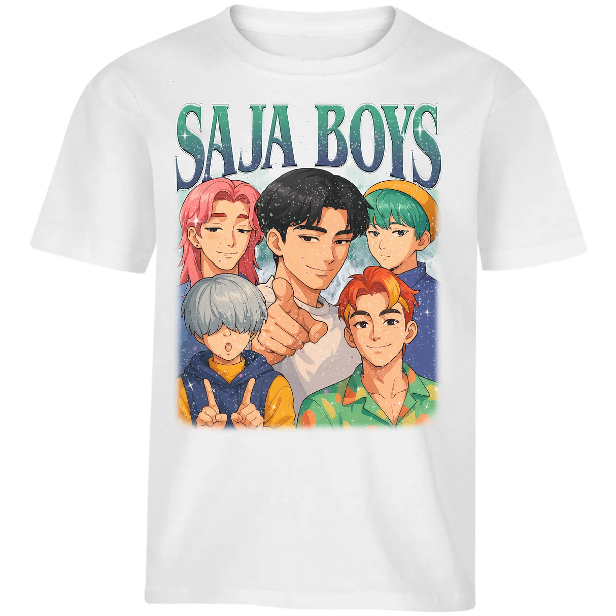 Playera Demon Hunters Saja Boys 014 para Niño 6