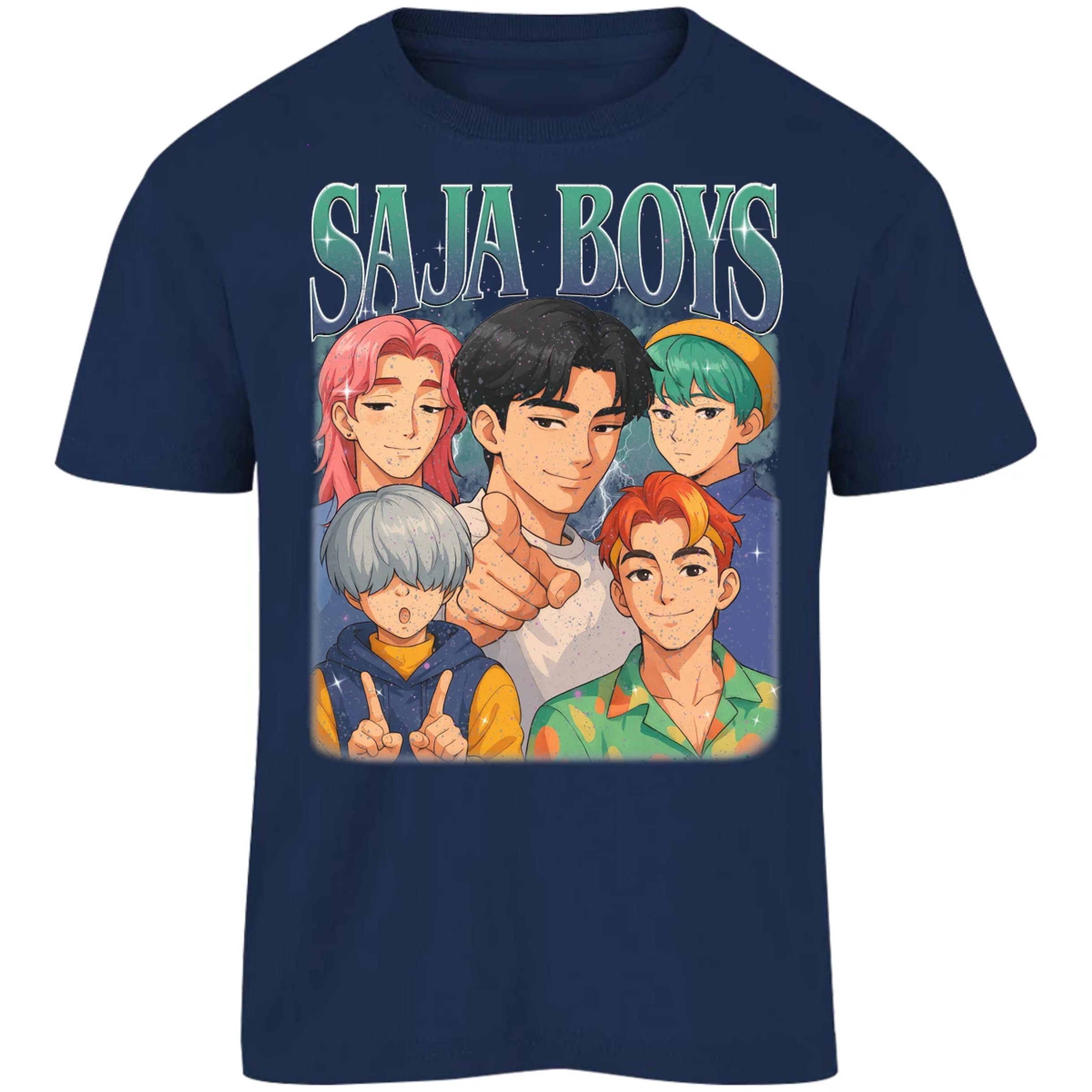Playera Demon Hunters Saja Boys 014 para Niño 2