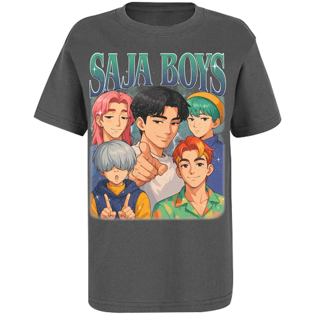 Playera Demon Hunters Saja Boys 014 para Niño 4