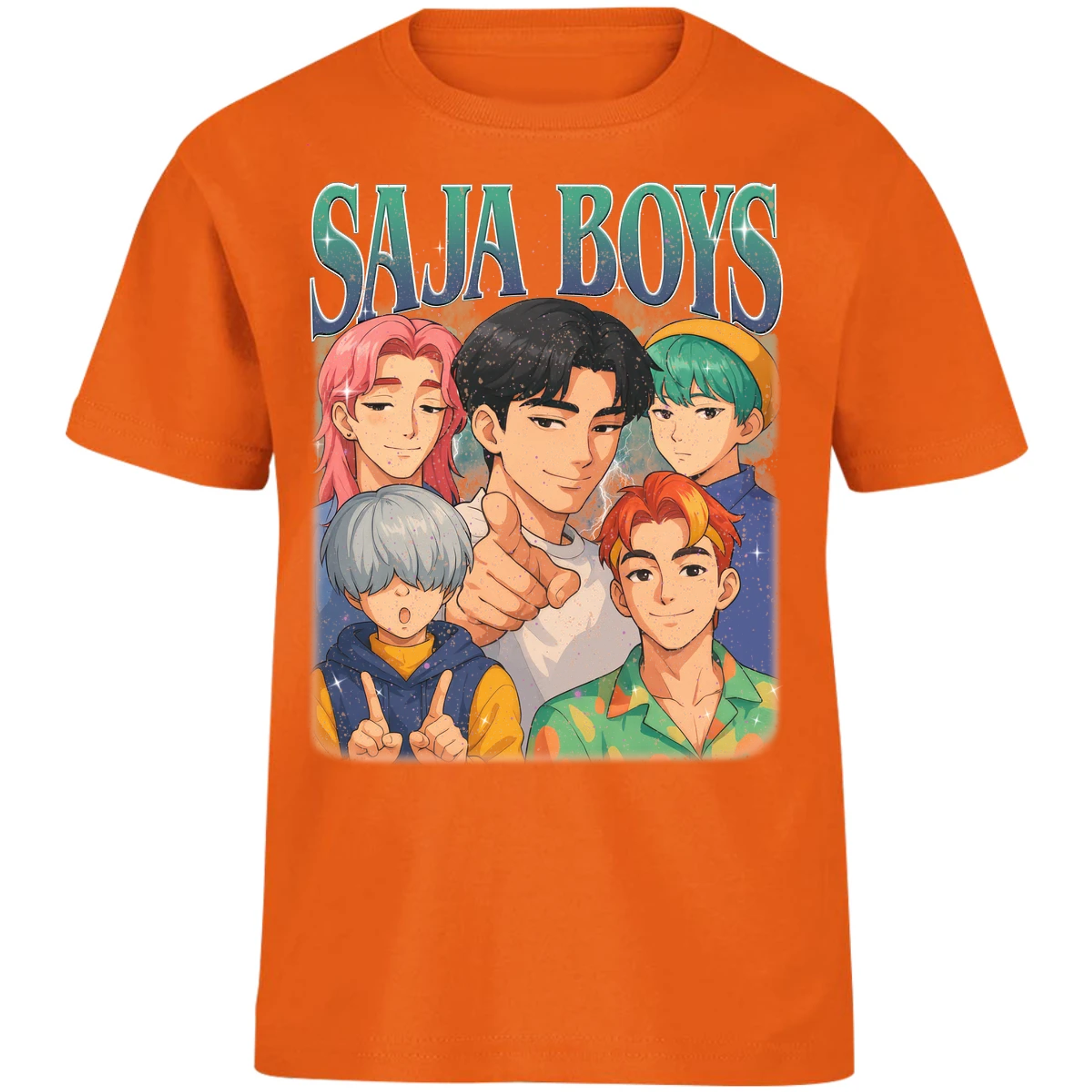 Playera Demon Hunters Saja Boys 014 para Niño 5