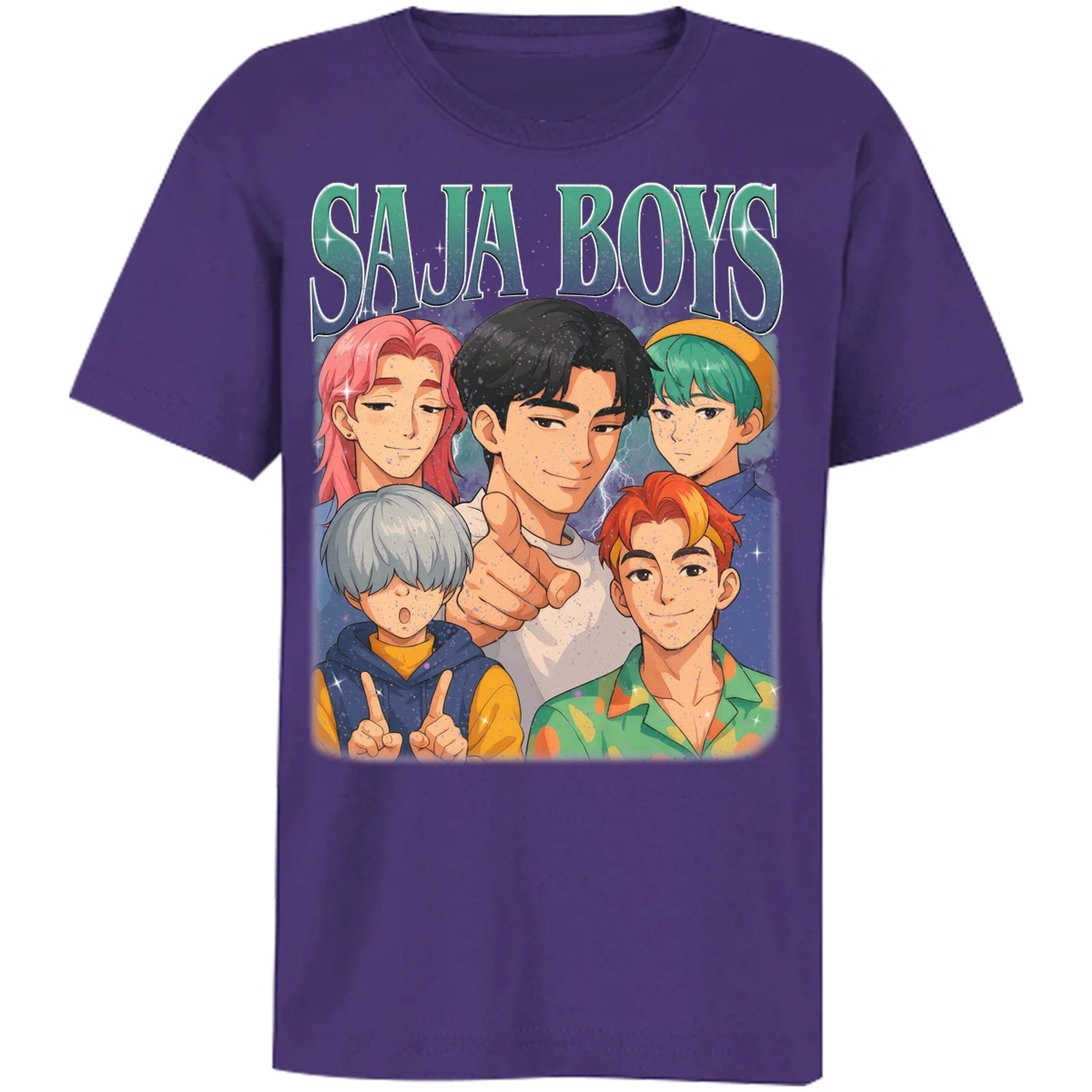 Playera Demon Hunters Saja Boys 014 para Niño 9