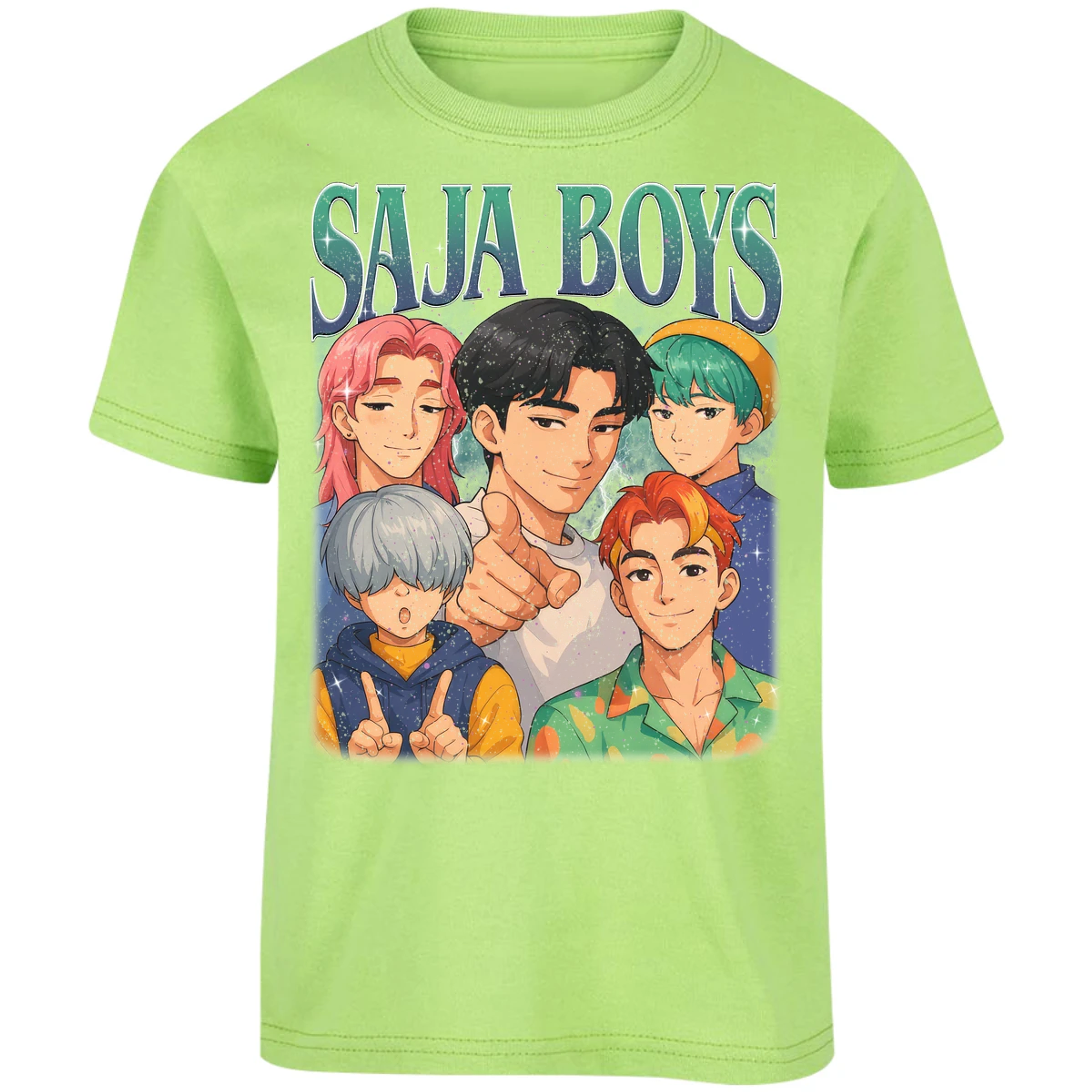 Playera Demon Hunters Saja Boys 014 para Niño 10