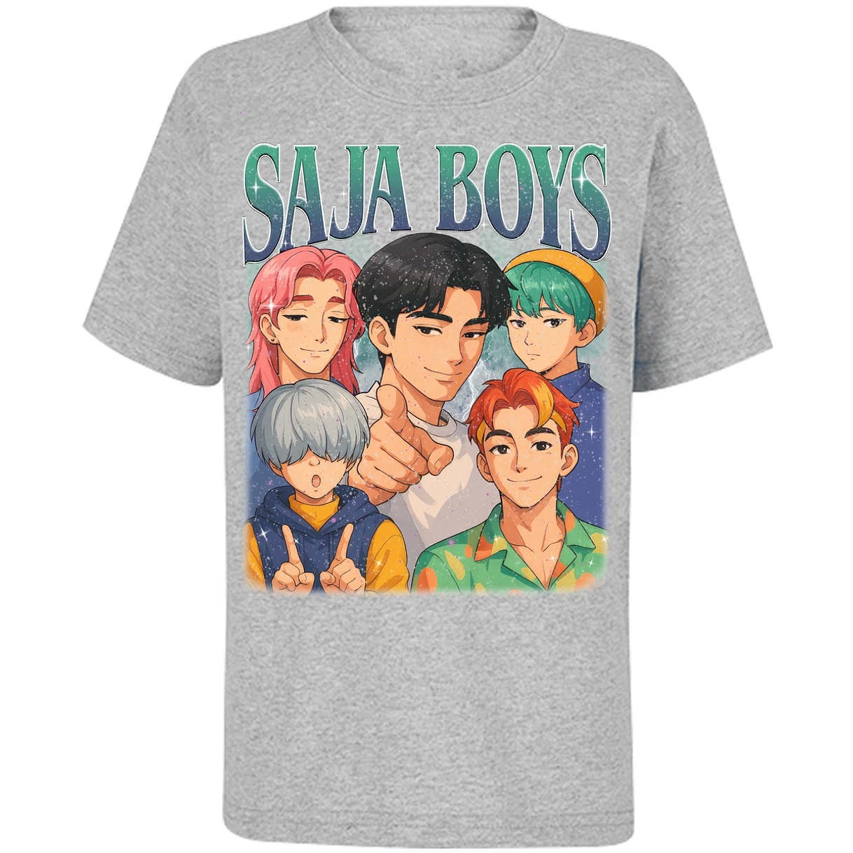 Playera Demon Hunters Saja Boys 014 para Niño 12