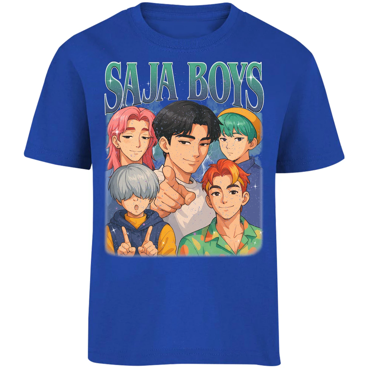 Playera Demon Hunters Saja Boys 014 para Niño 15