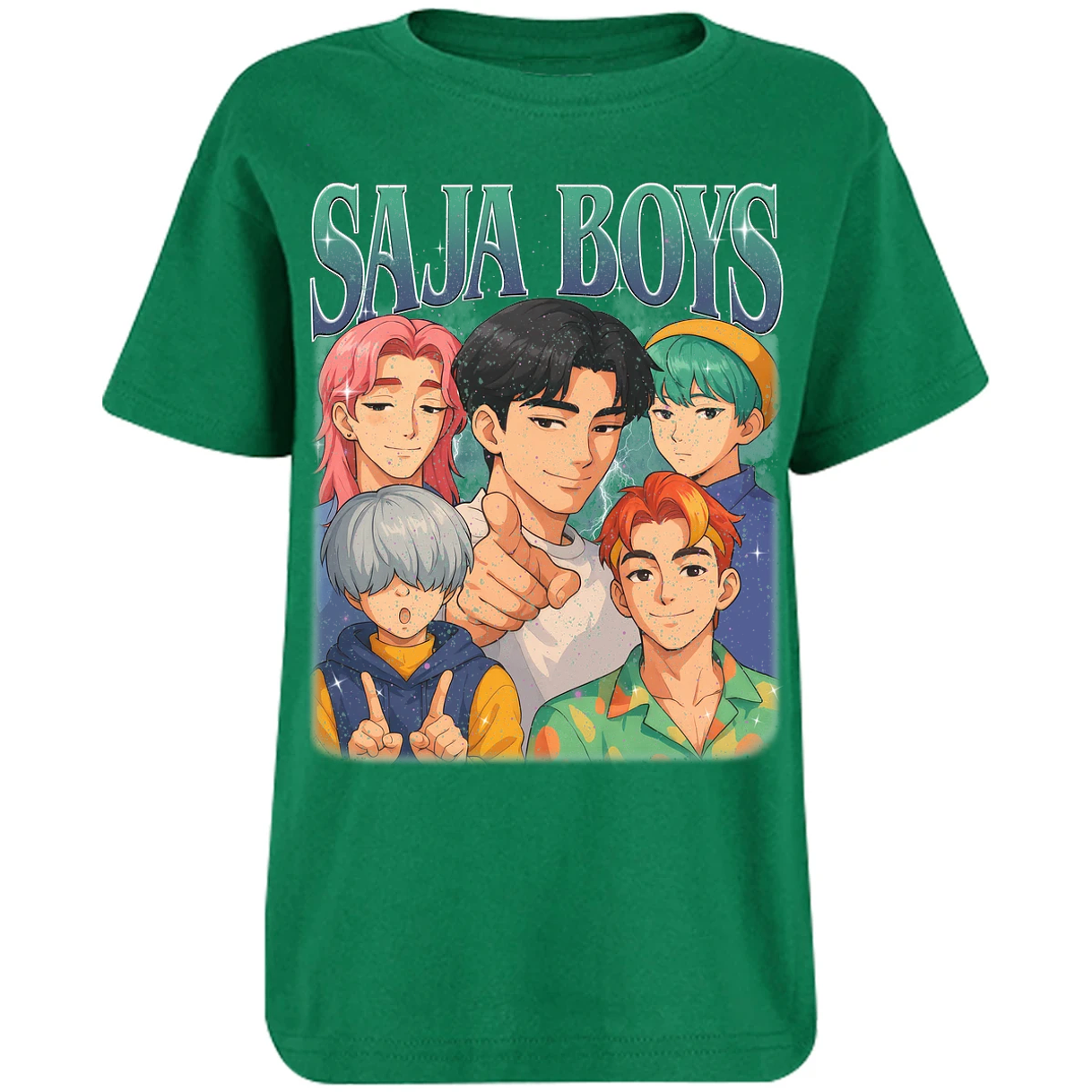 Playera Demon Hunters Saja Boys 014 para Niño 16