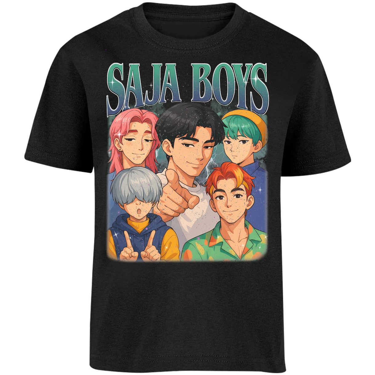 Playera Demon Hunters Saja Boys 014 para Niño 17