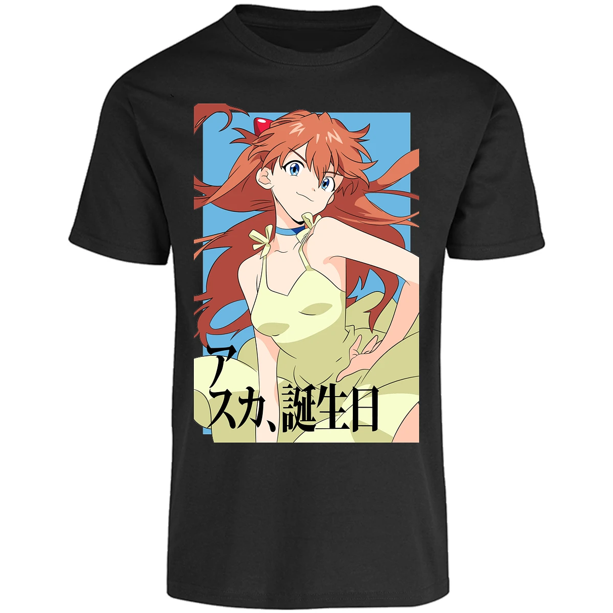 Playera Evangelion Asuka Anime para Adulto 47